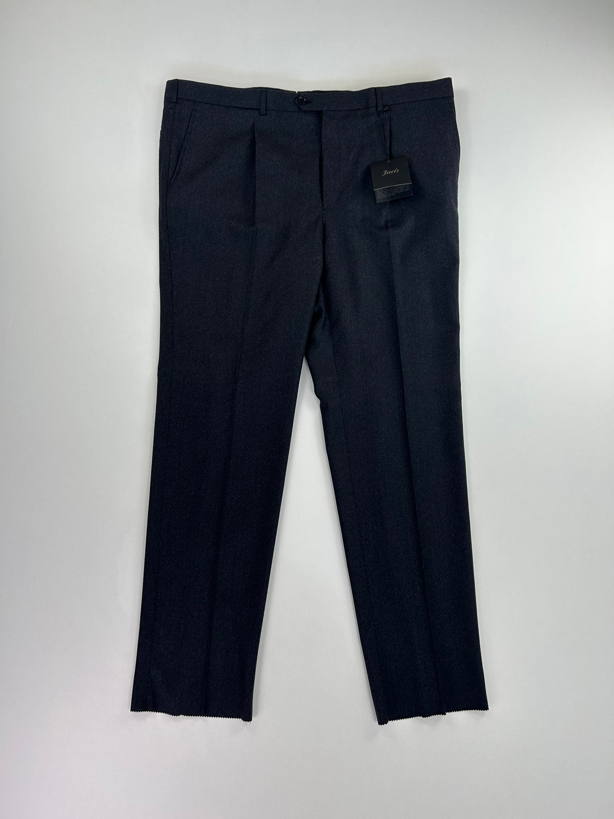 Pantalone sartoriale Facis antracite lana, taglia IT 60 (1) — IlBotteghino