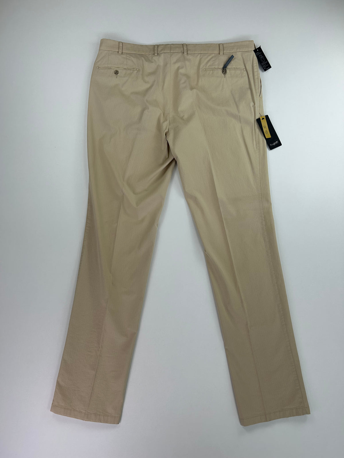 Bugatti pantalone gessato — sartoriale beige — IlBotteghino