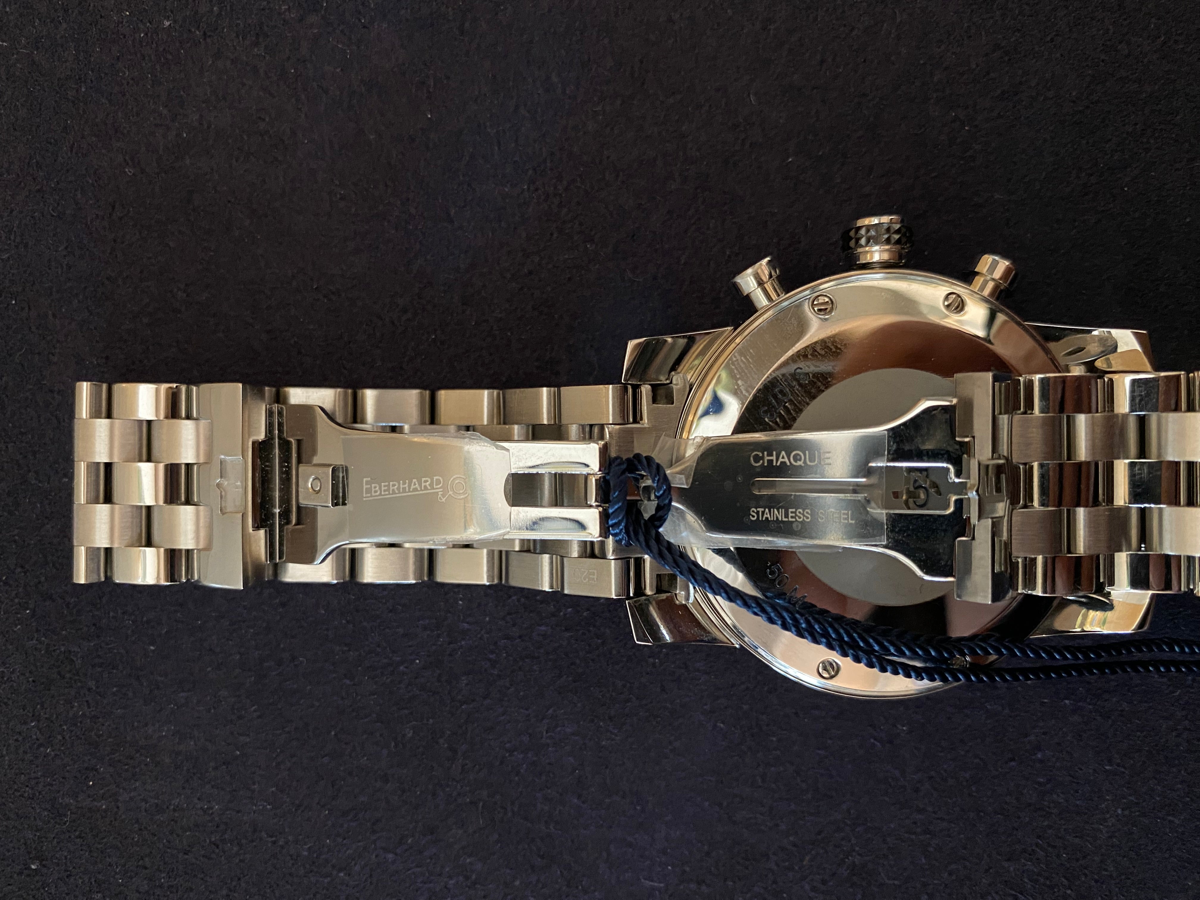Eberhard Chrono 4 — dettaglio scala tachimetrica — IlBotteghino