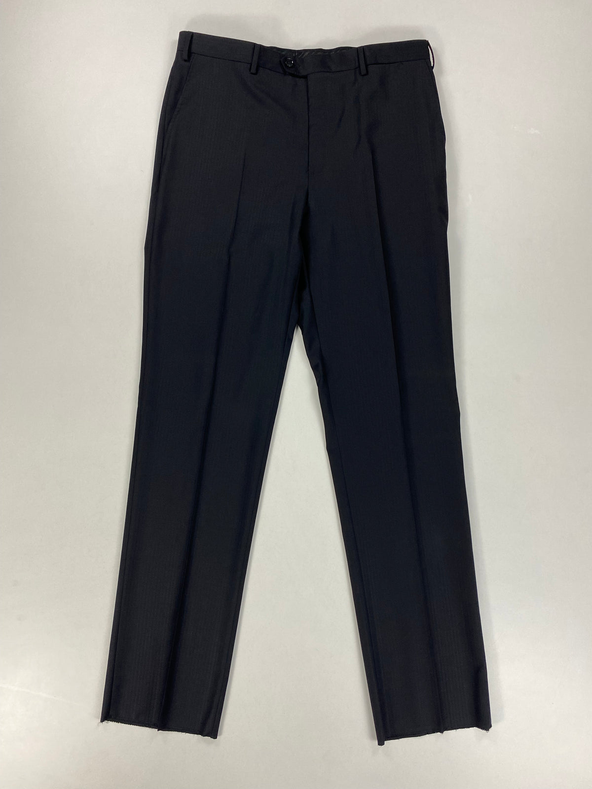 Pantalone Pal Zileri Cerimonia nero a fronte piatta, vista frontale intera