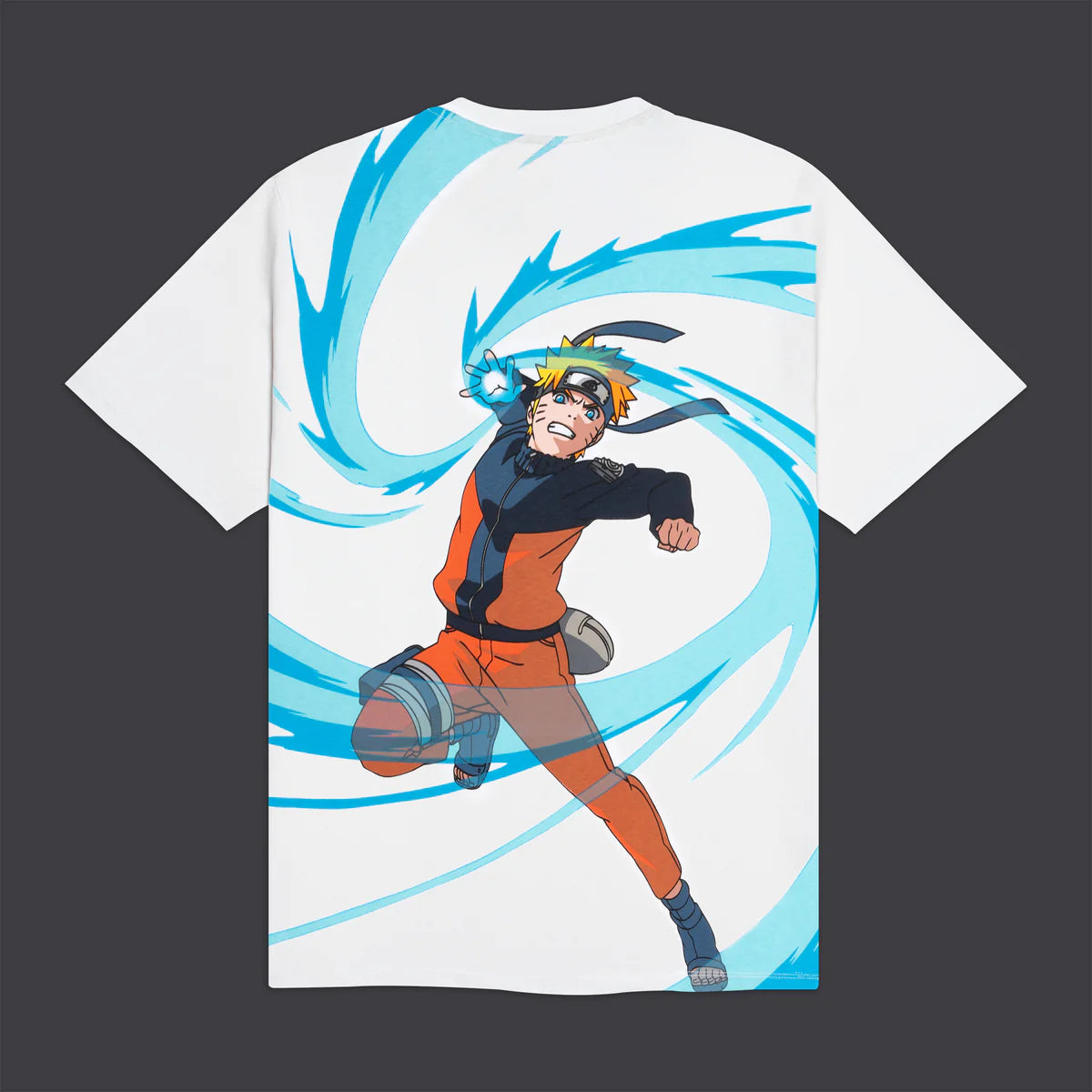 T-shirt Dolly Noire bianca Naruto Rasengan, taglie M e L — IlBotteghino