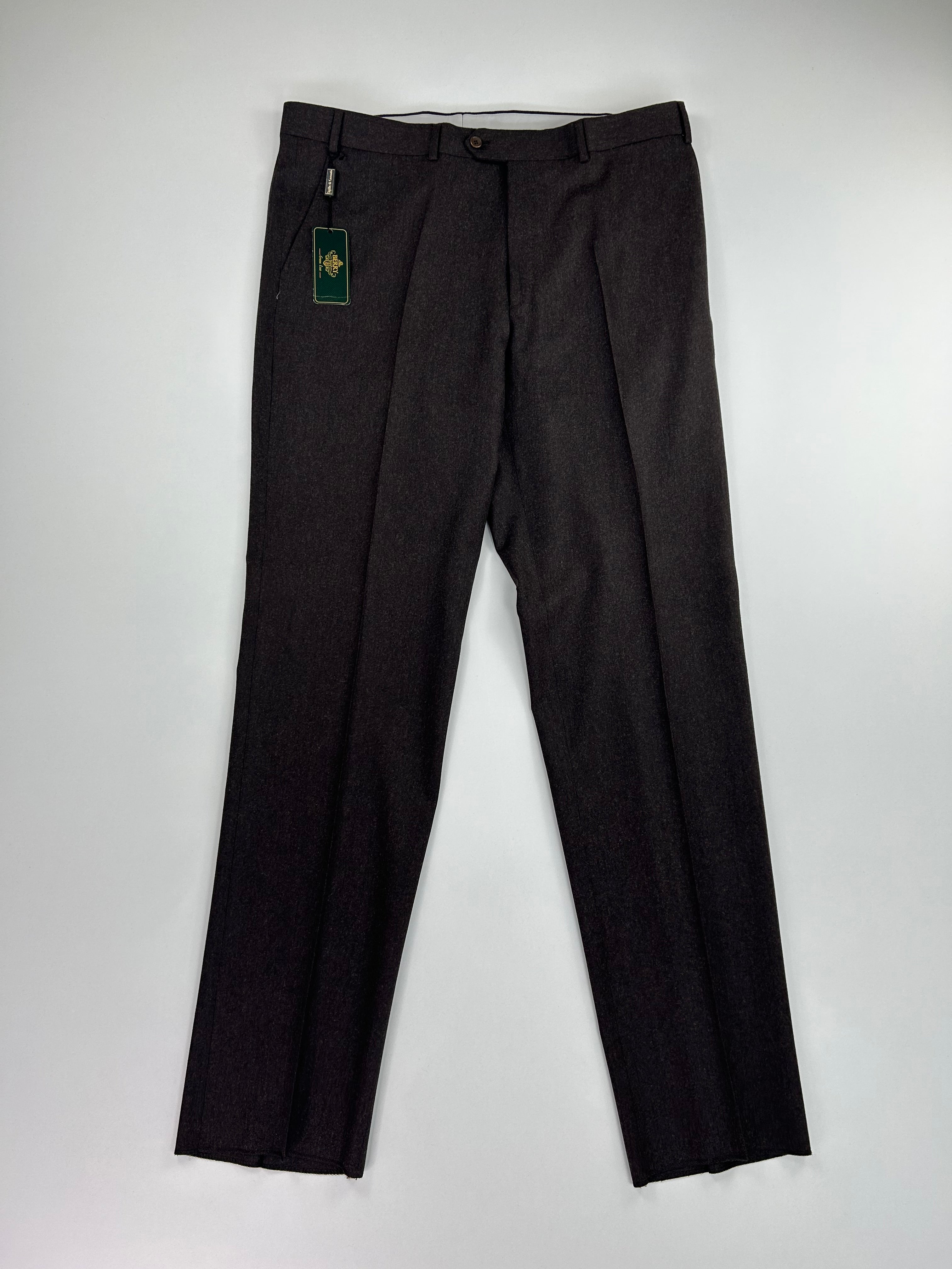 Pantalone sartoriale Berry marrone lana, taglia IT 56 — IlBotteghino