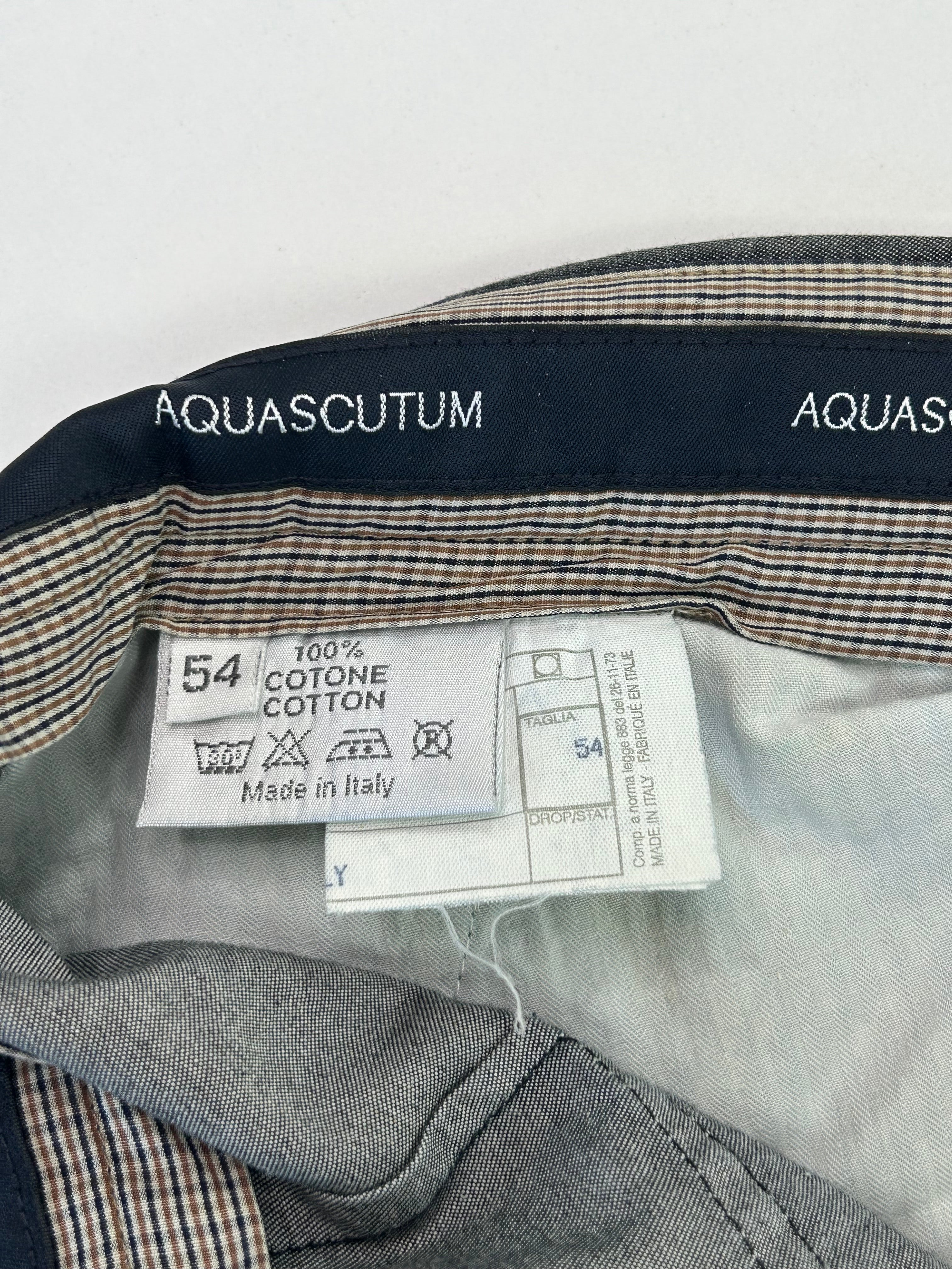 Aquascutum Sport Trouser — dettaglio fondo gamba — IlBotteghino