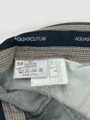 Pantalone Aquascutum London Sport Trouser Grigio Antracite 100% Cotone Taglia 54 Made in Italy