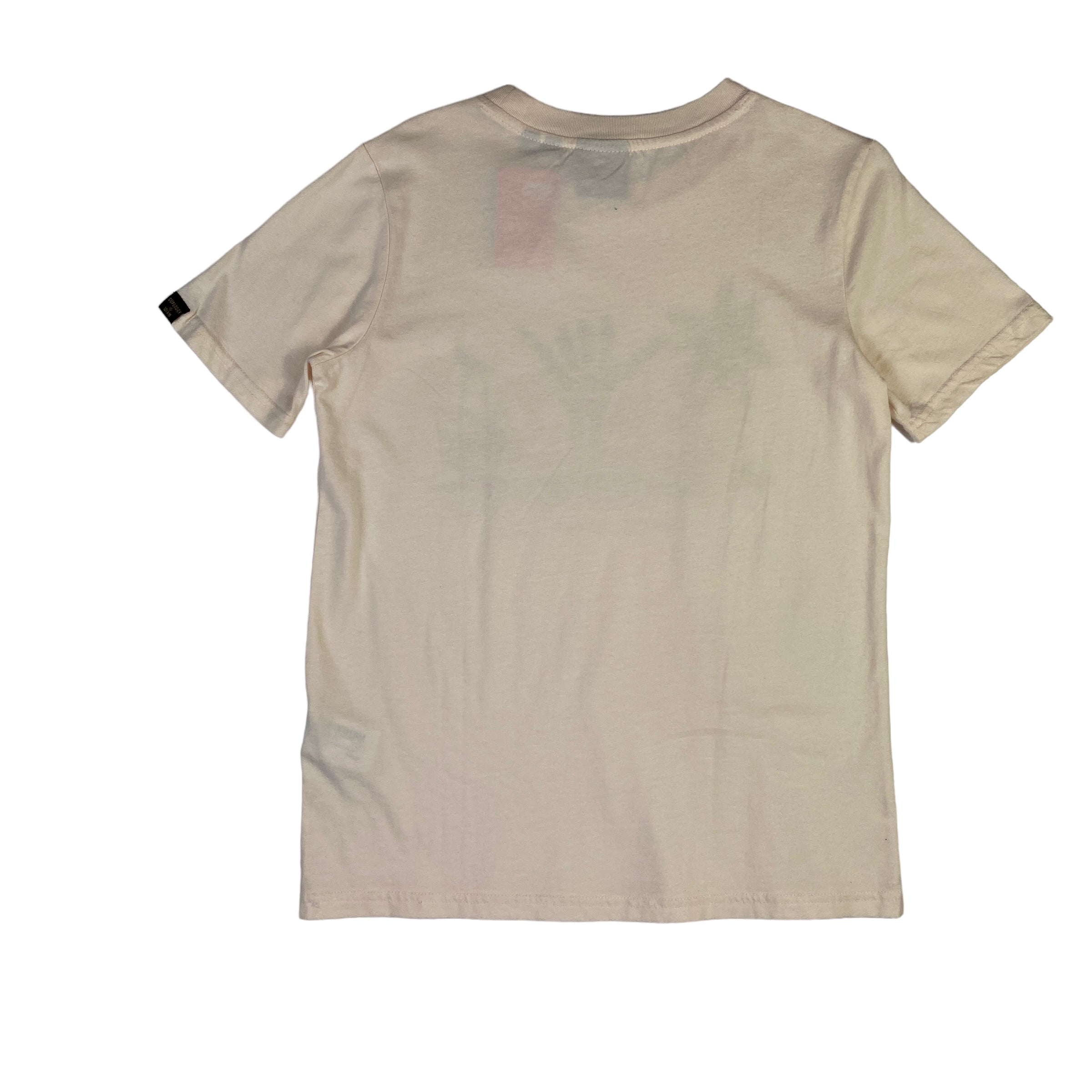 Superdry t-shirt beige — sportswear d'archivio — IlBotteghino