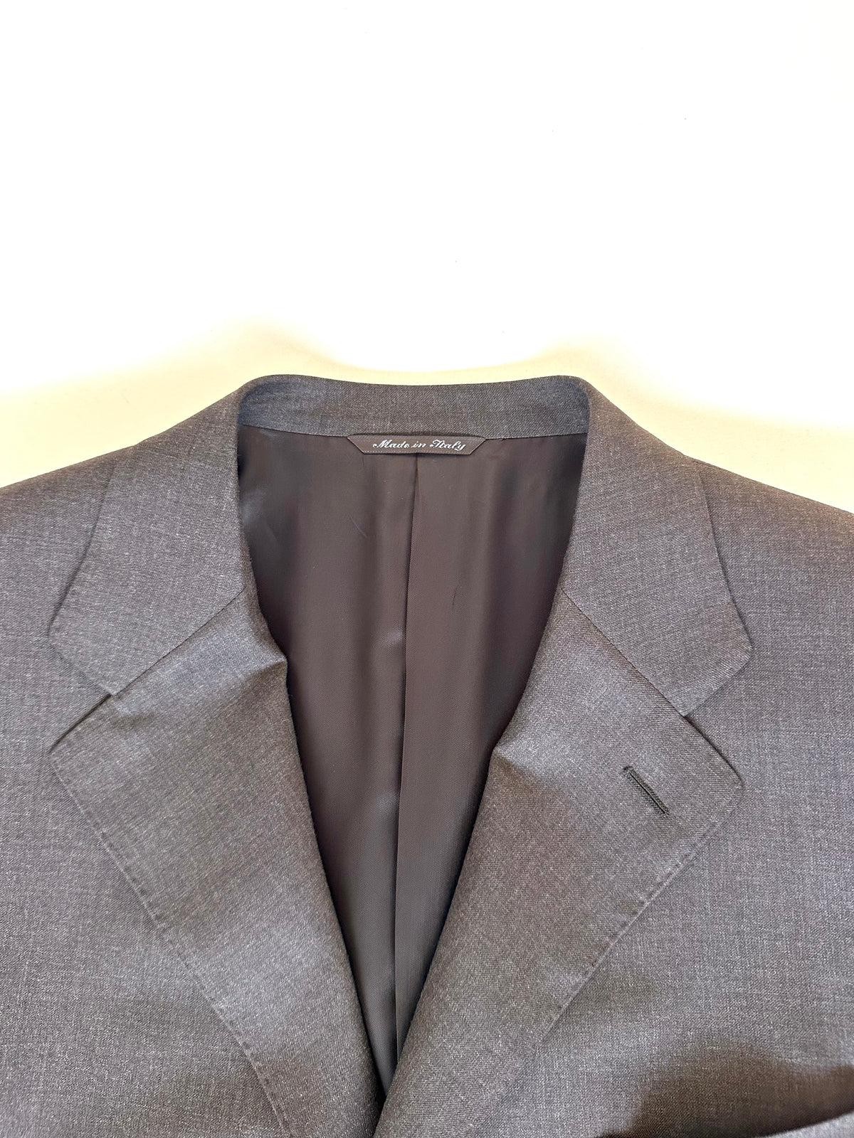 Canali completo marrone — collo e interno della giacca — IlBotteghino