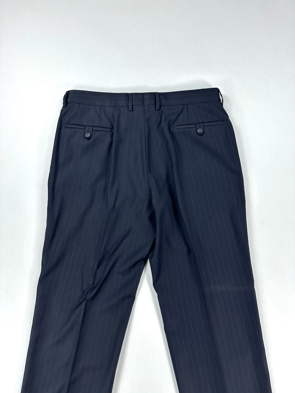 Pantalone Versace Collection - tasche posteriori a filo con bottone