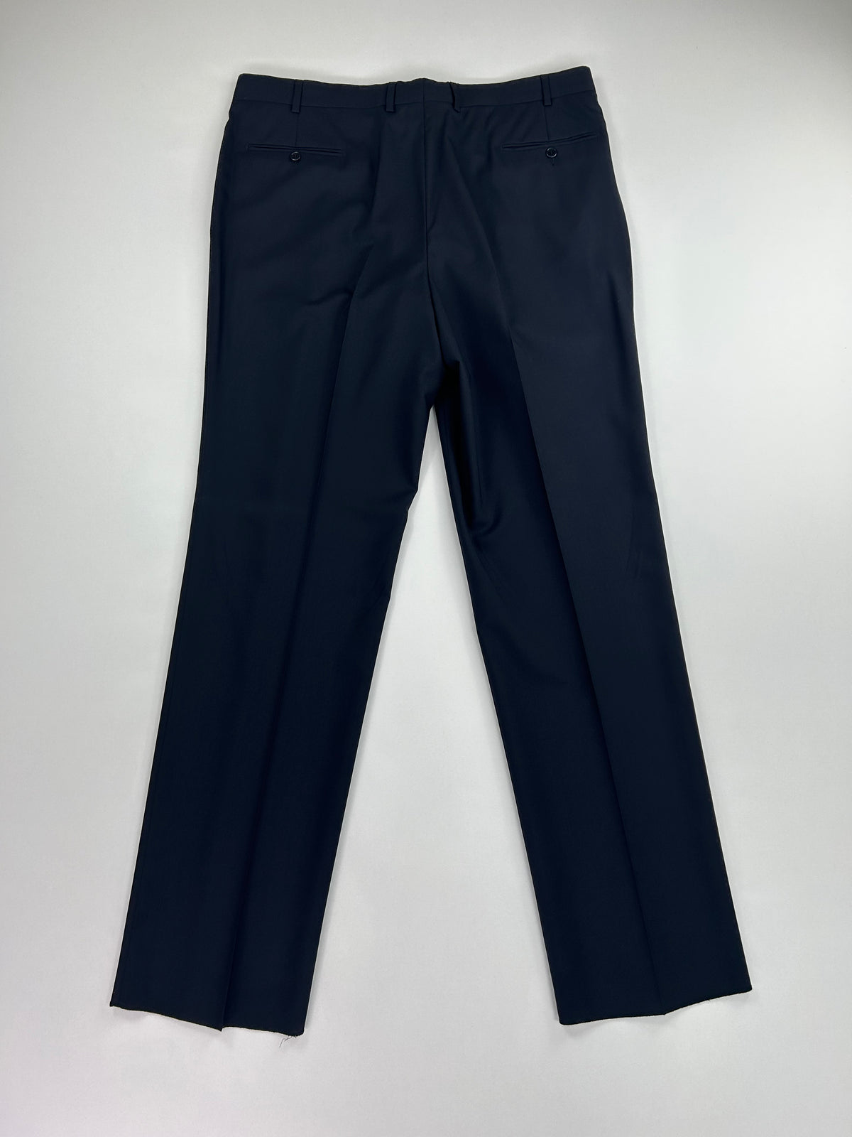 Berry pantalone nero — lana merinos — IlBotteghino