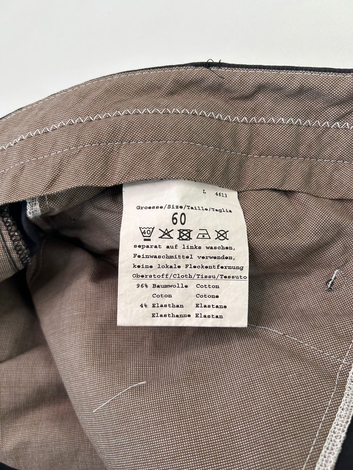 Bugatti pantalone Genova blu notte — vista laterale — IlBotteghino
