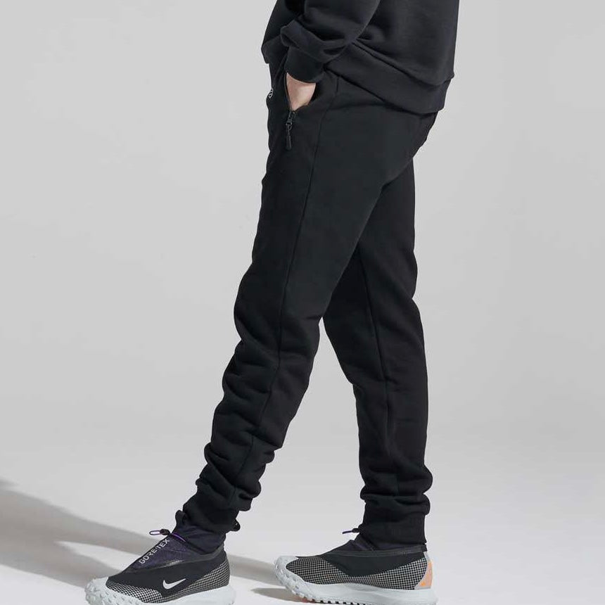 Pantalone tuta Dolly Noire nero felpato, taglia L — IlBotteghino