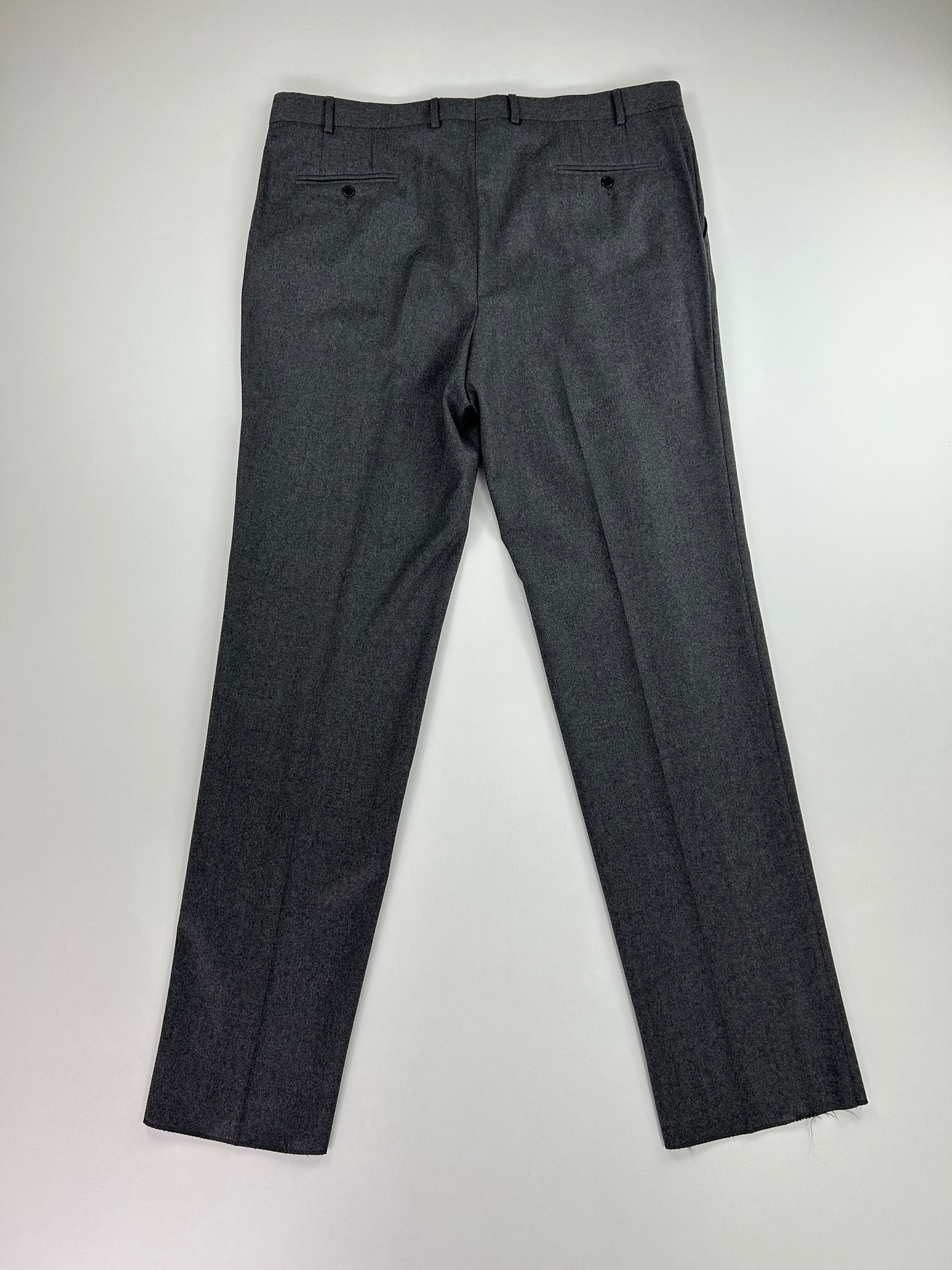 Berry pantalone grigio — lana Super 100's — IlBotteghino