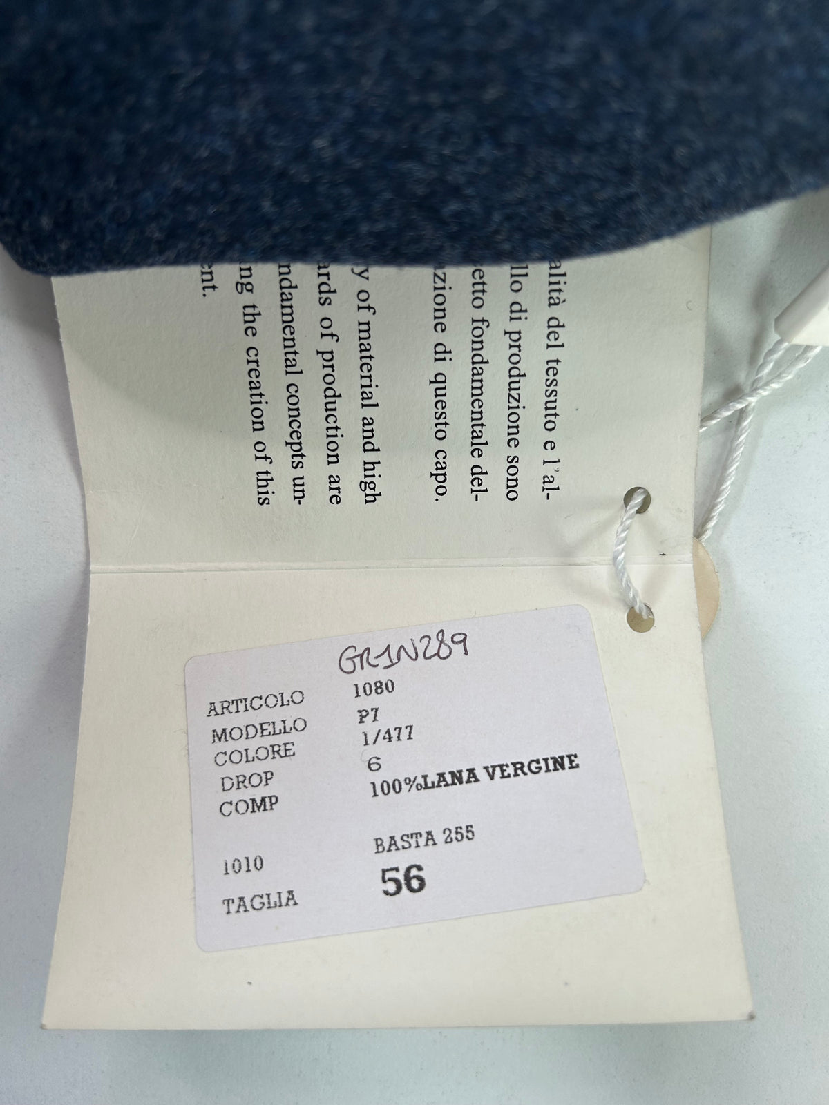Enrico Coveri pantalone blu — archivio sartoriale — IlBotteghino