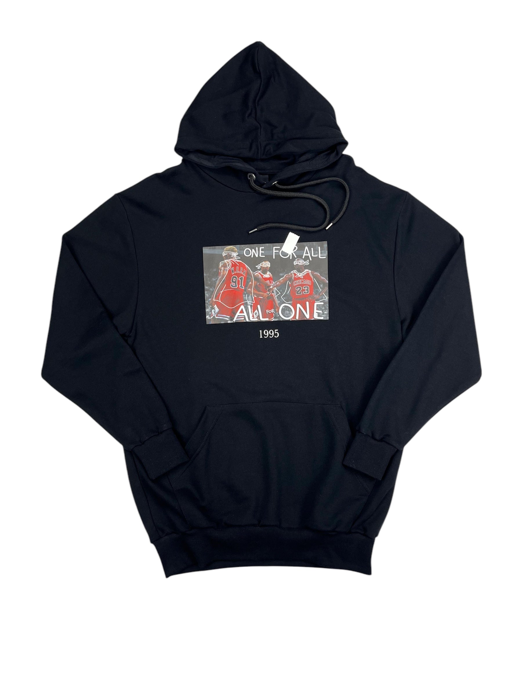 Felpa con cappuccio Throwback stampa Chicago, taglia S — IlBotteghino