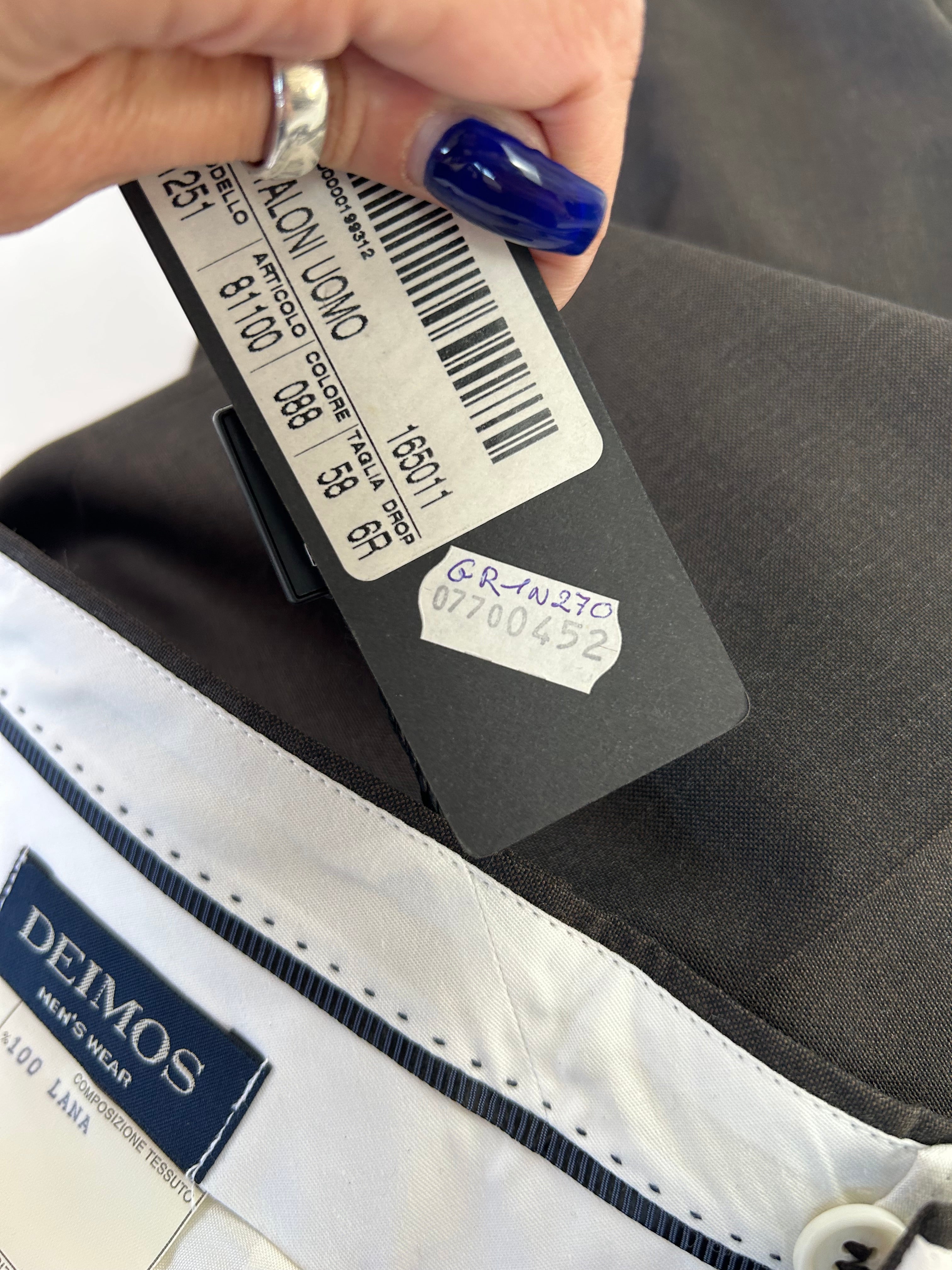 Deimos pantalone marrone fango — vista laterale — IlBotteghino