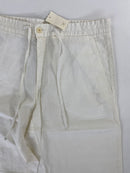 Pantalone Hugo Boss Cabana-N lino bianco, vista posteriore