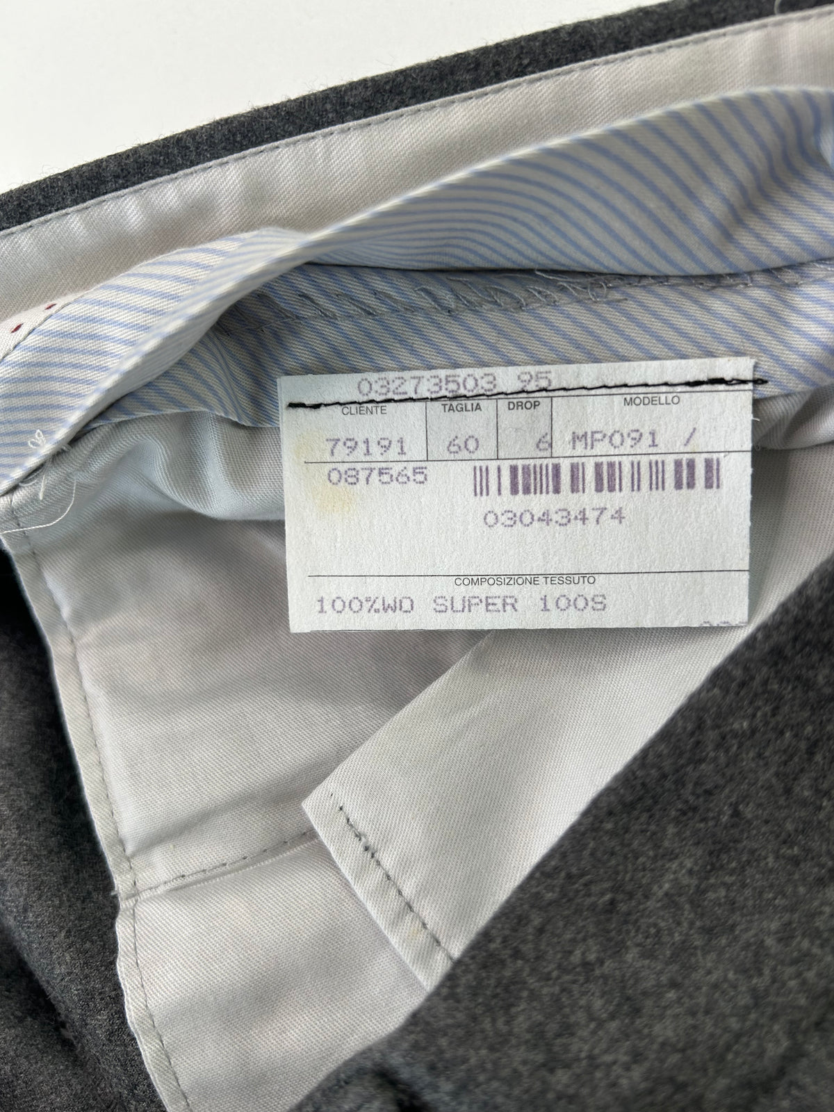 Berry pantalone grigio — dettaglio tasca — IlBotteghino