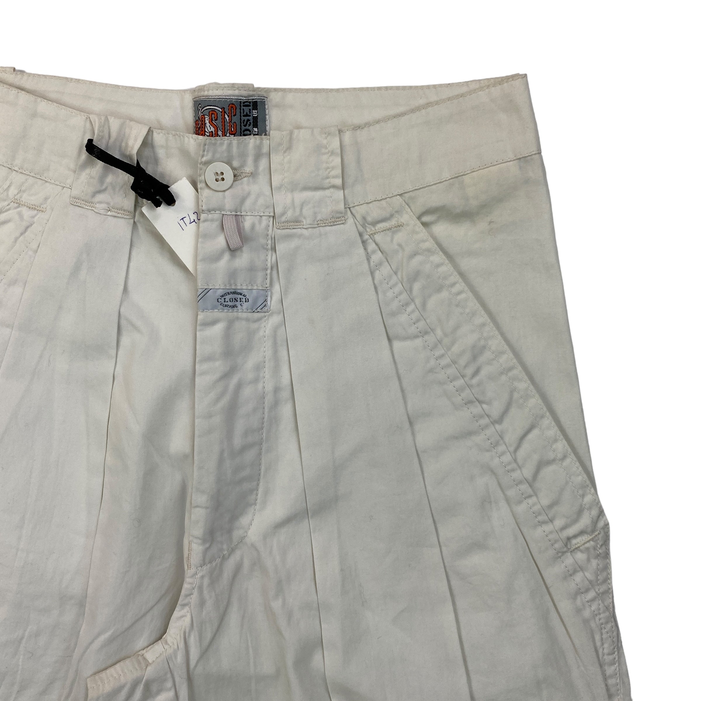 Closed pantalone bianco — gamba larga d'archivio — IlBotteghino