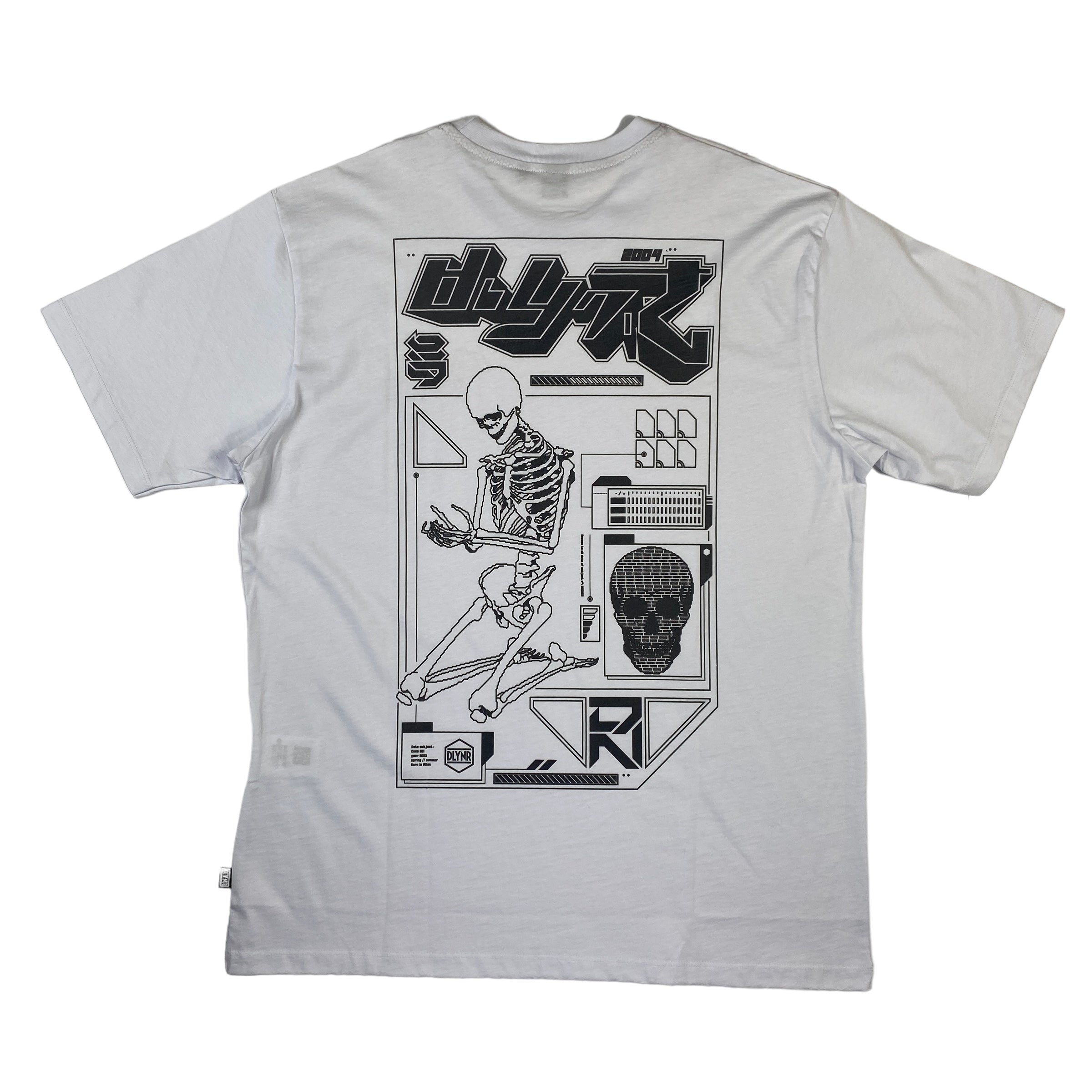 Dolly Noire t-shirt scheletro — streetwear d'archivio — IlBotteghino