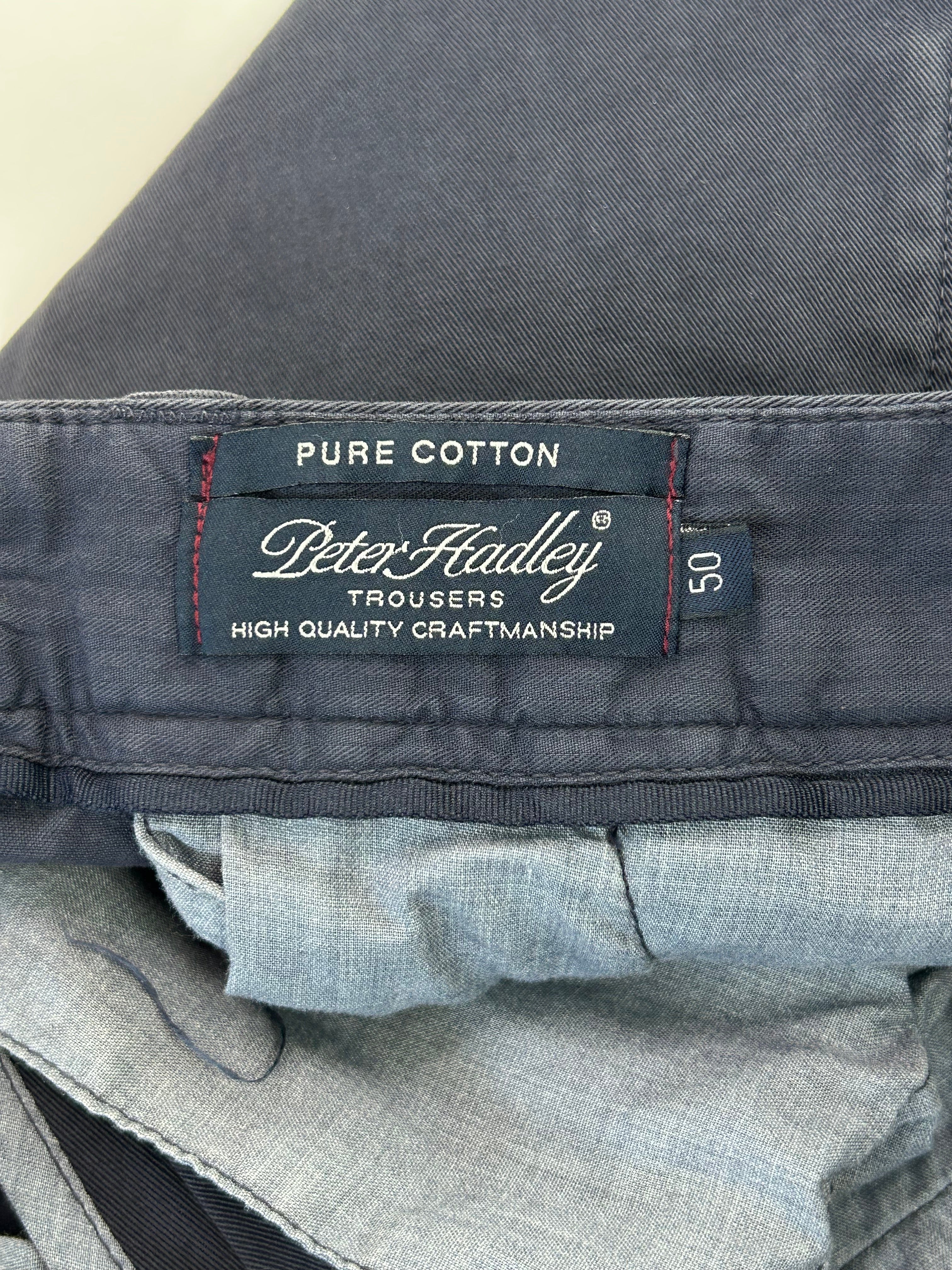 Peter Hadley chino blu navy — archivio smart casual — IlBotteghino