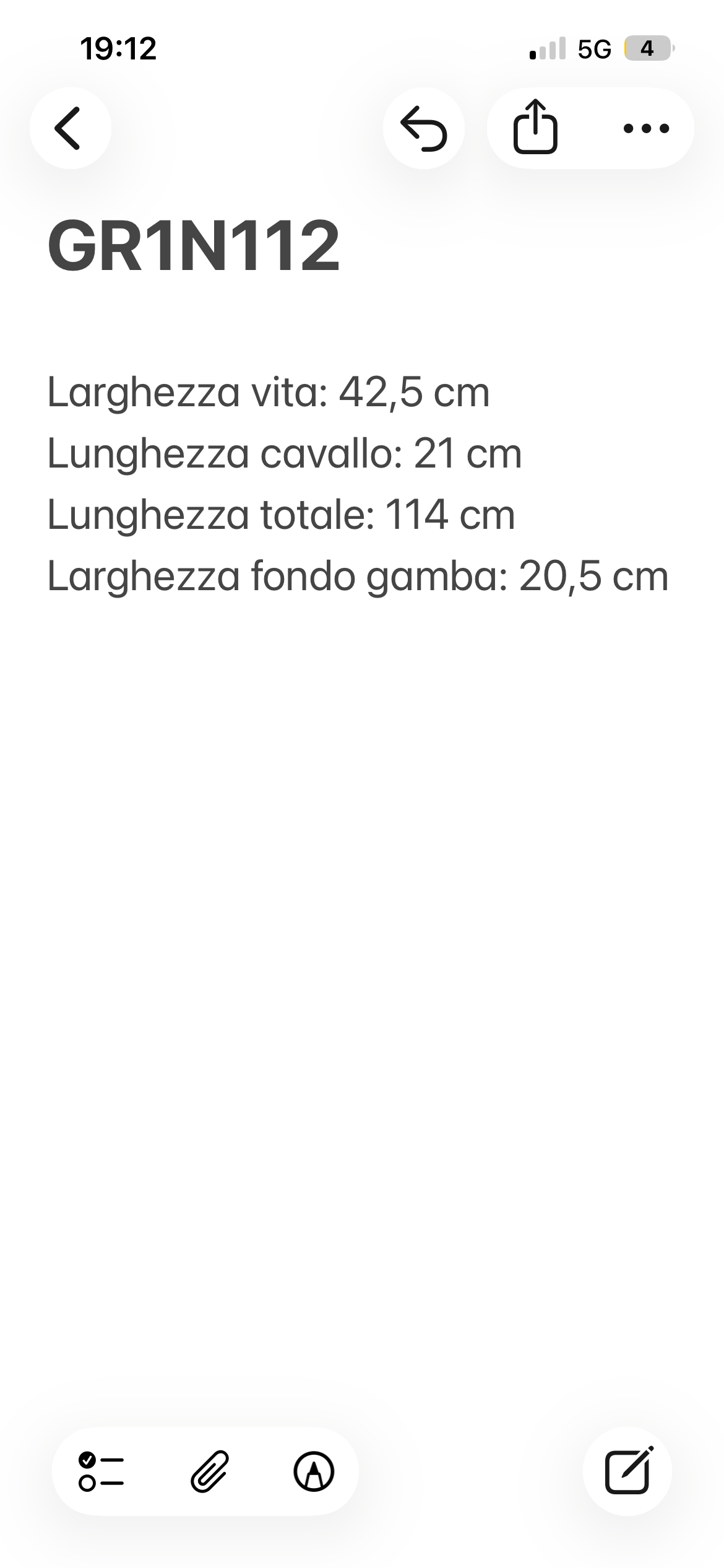 Brooksfield pantalone — dettaglio fondo gamba — IlBotteghino