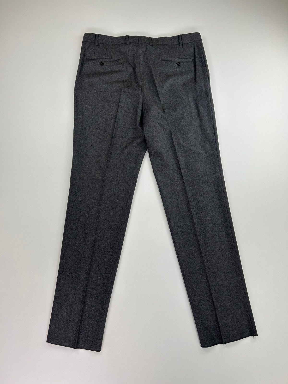Berry pantalone grigio — lana Super 100's — IlBotteghino