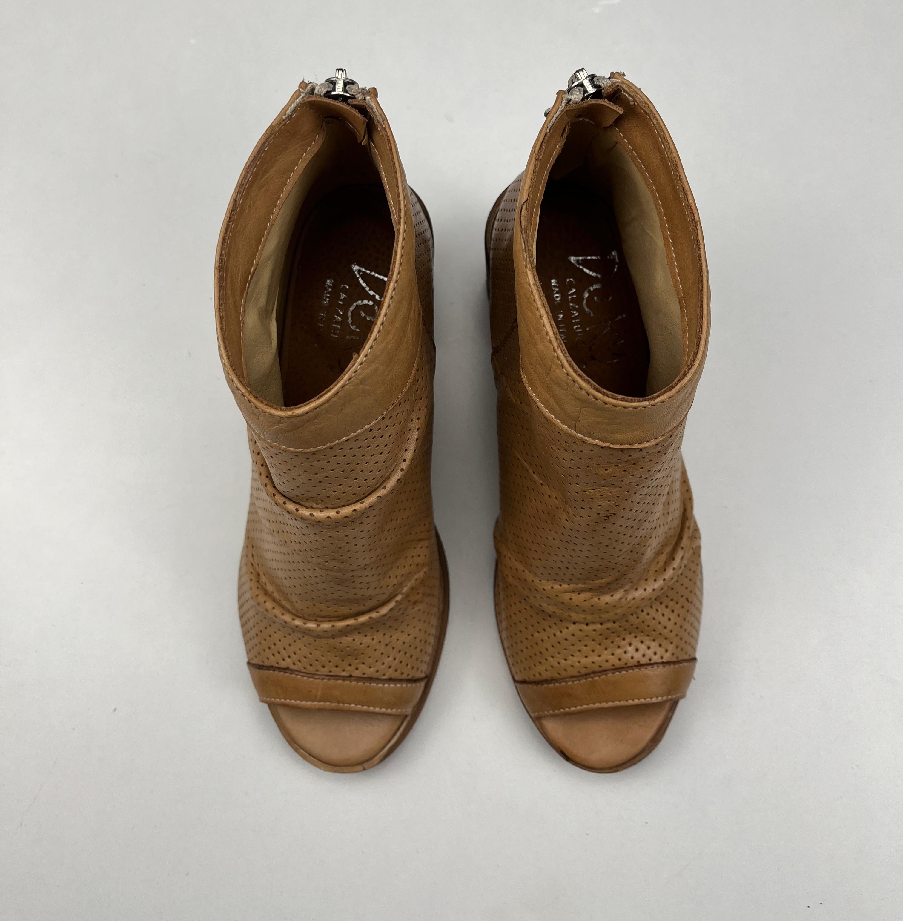 Deky scarpa con zeppa — cuoio di vitello — IlBotteghino