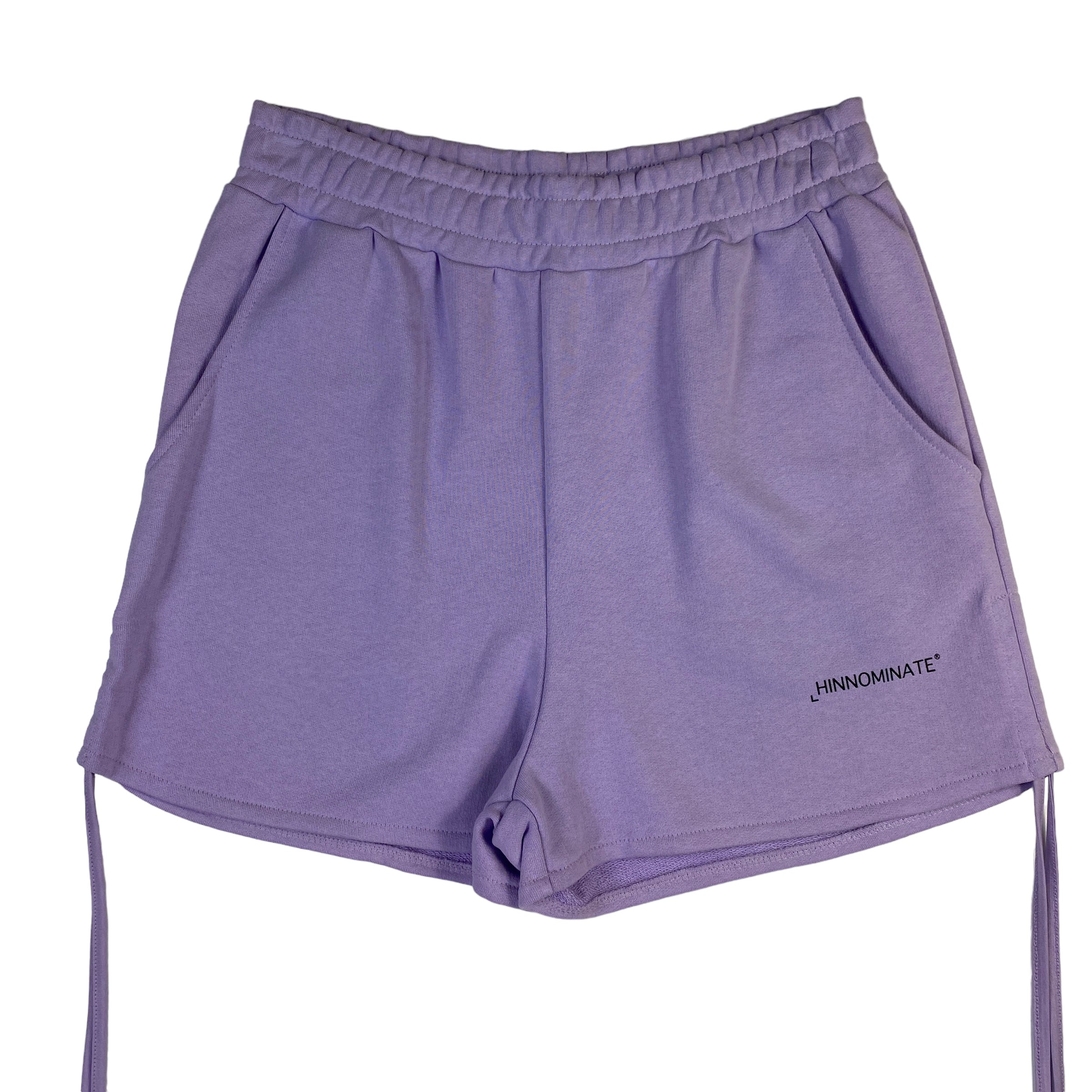 Short Hinnominate lilla con laccio laterale, taglie M e L — IlBotteghino