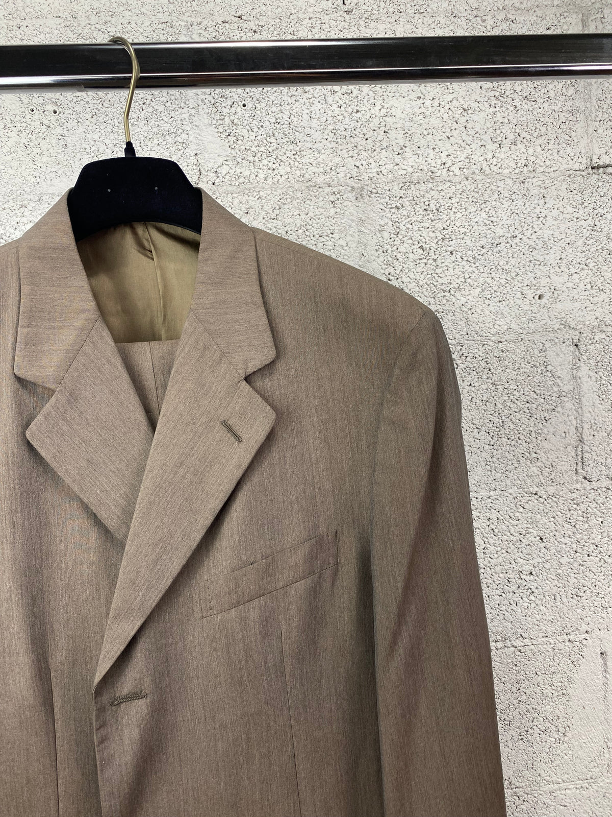 Calabró by Forall Abito Tortora Pura Seta — Silk Suit IT 52