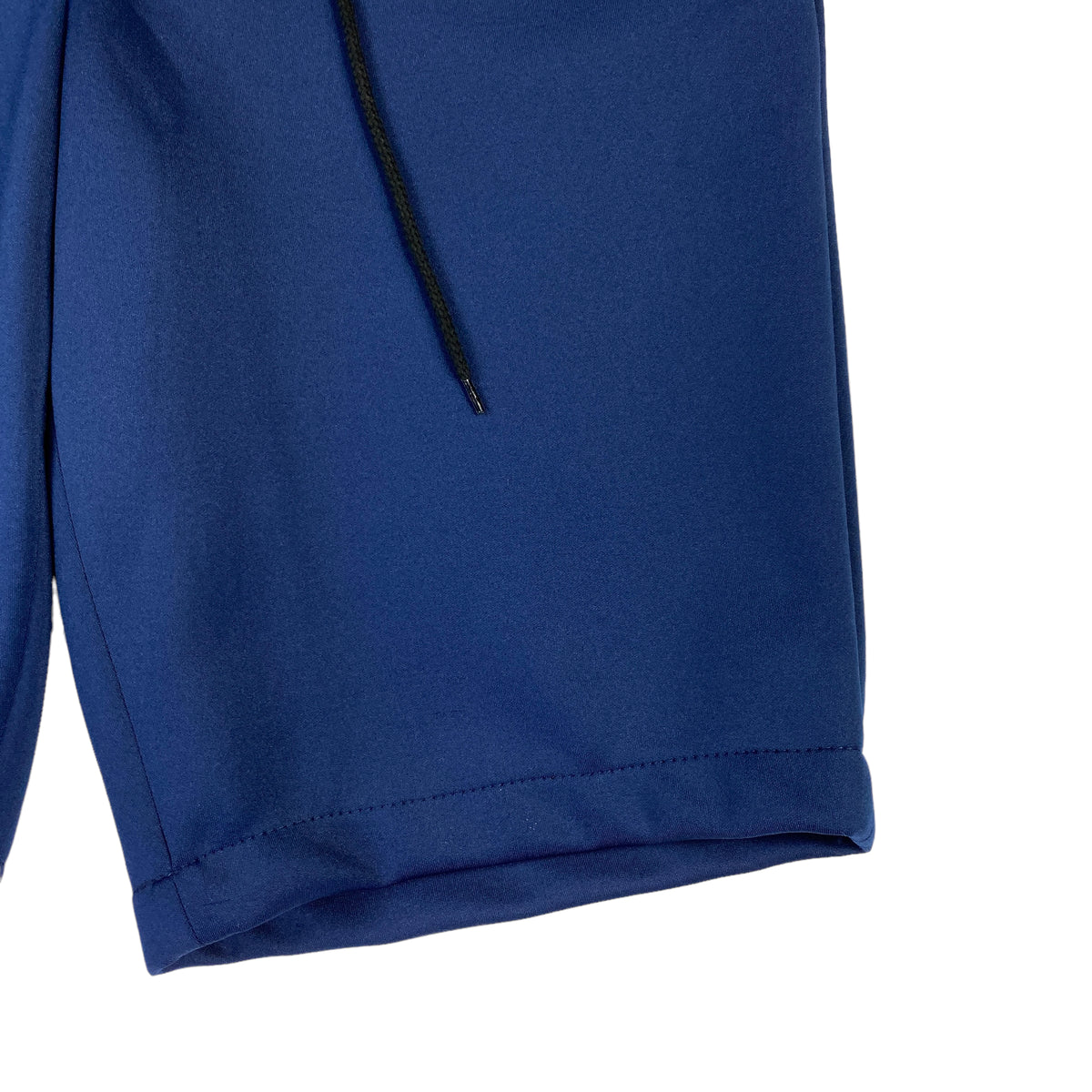 Pantaloncini Golden Goose blu navy da uomo, etichetta e composizione