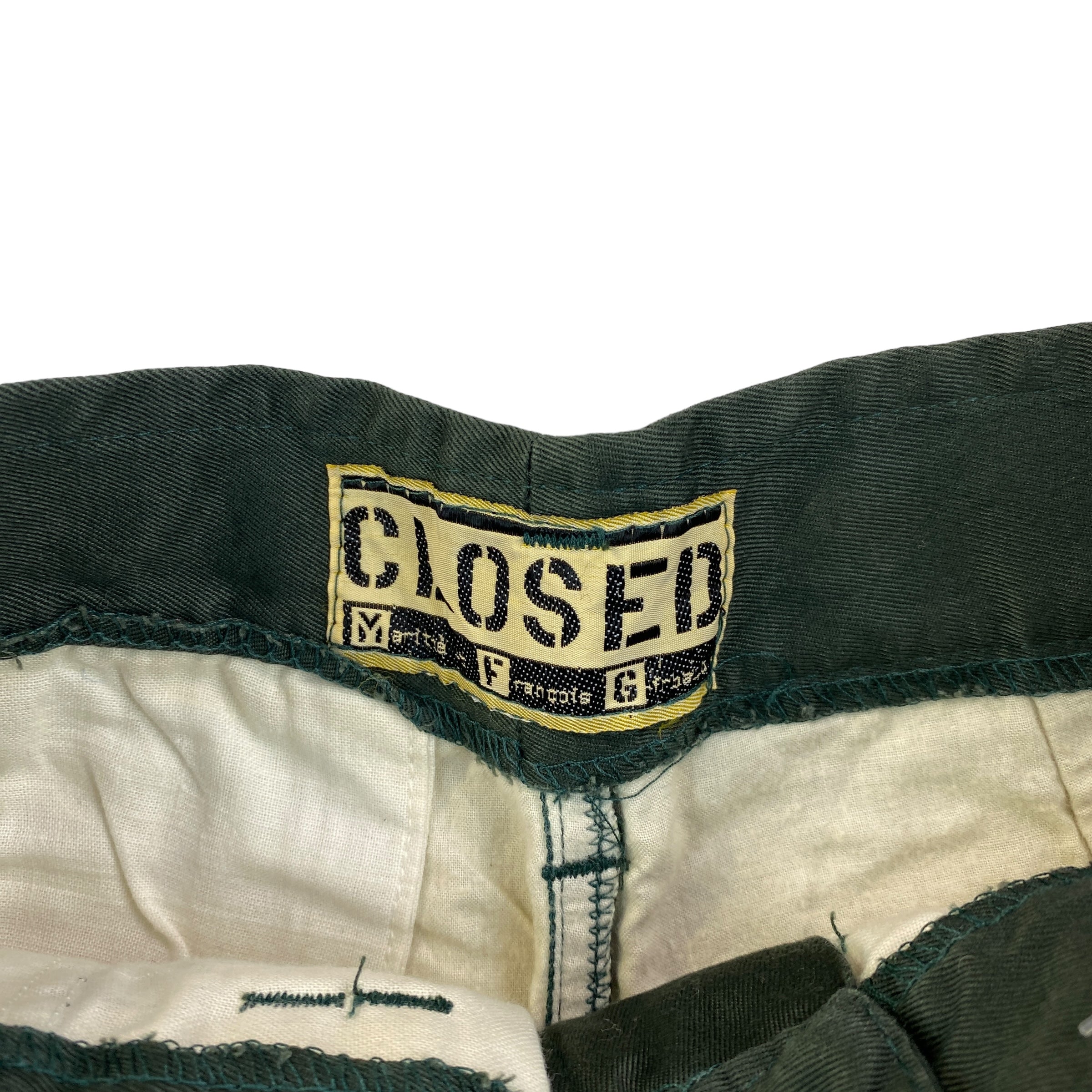 Closed pantalone verde scuro — pezzo unico d'archivio — IlBotteghino