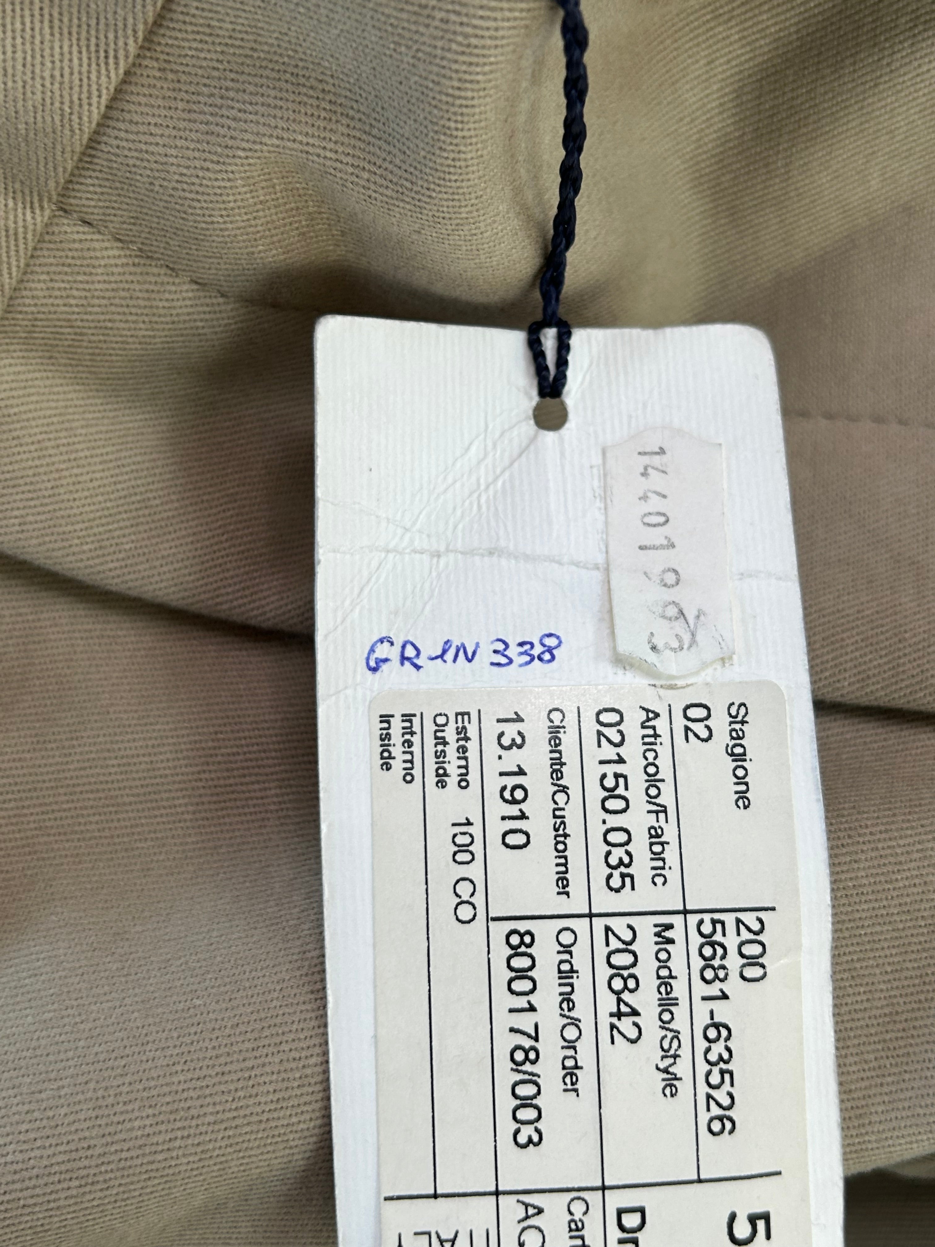 Aquascutum pantalone beige — vista laterale — IlBotteghino