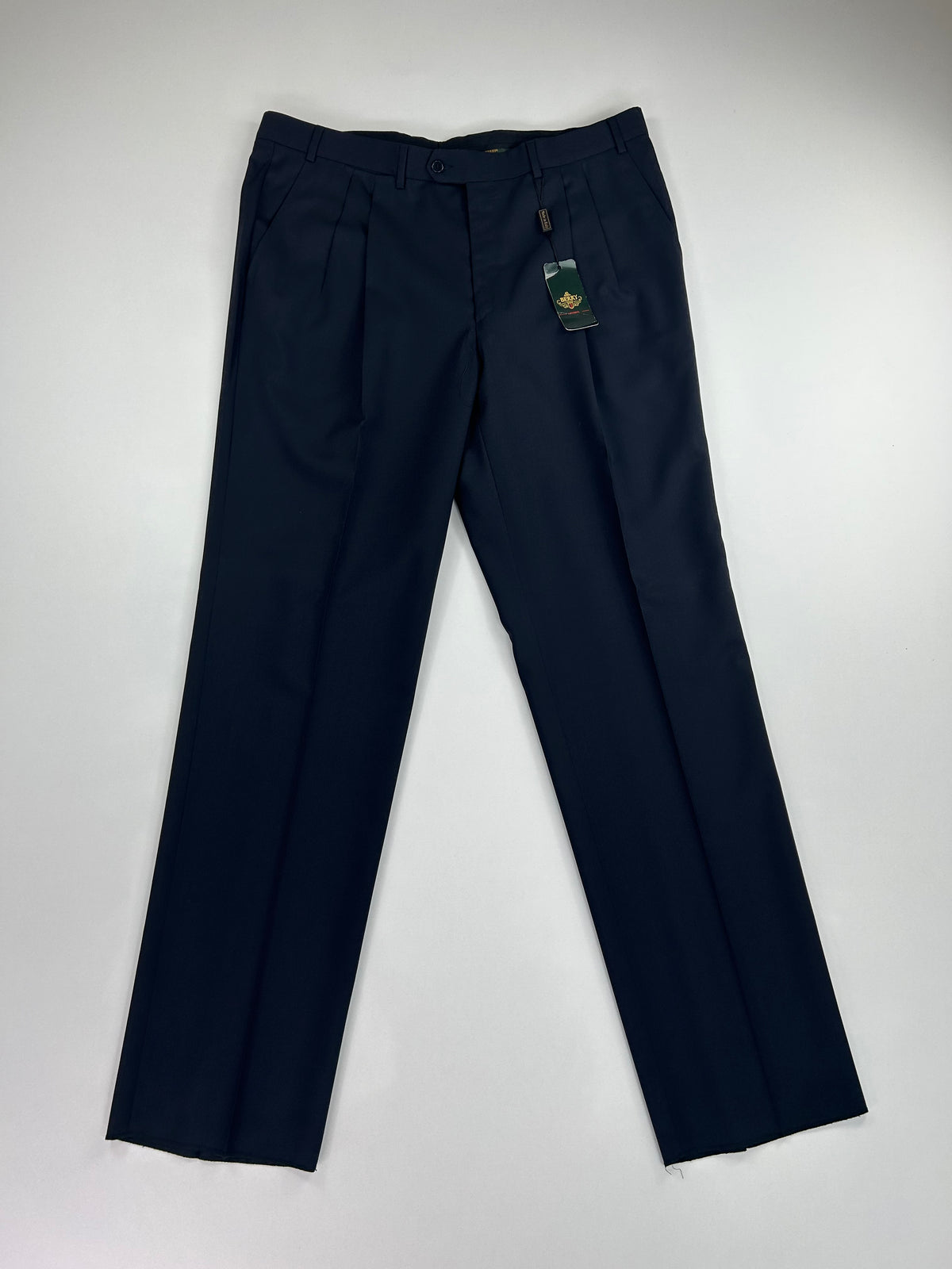 Pantalone sartoriale Berry nero lana merinos, taglia IT 58 (1) — IlBotteghino