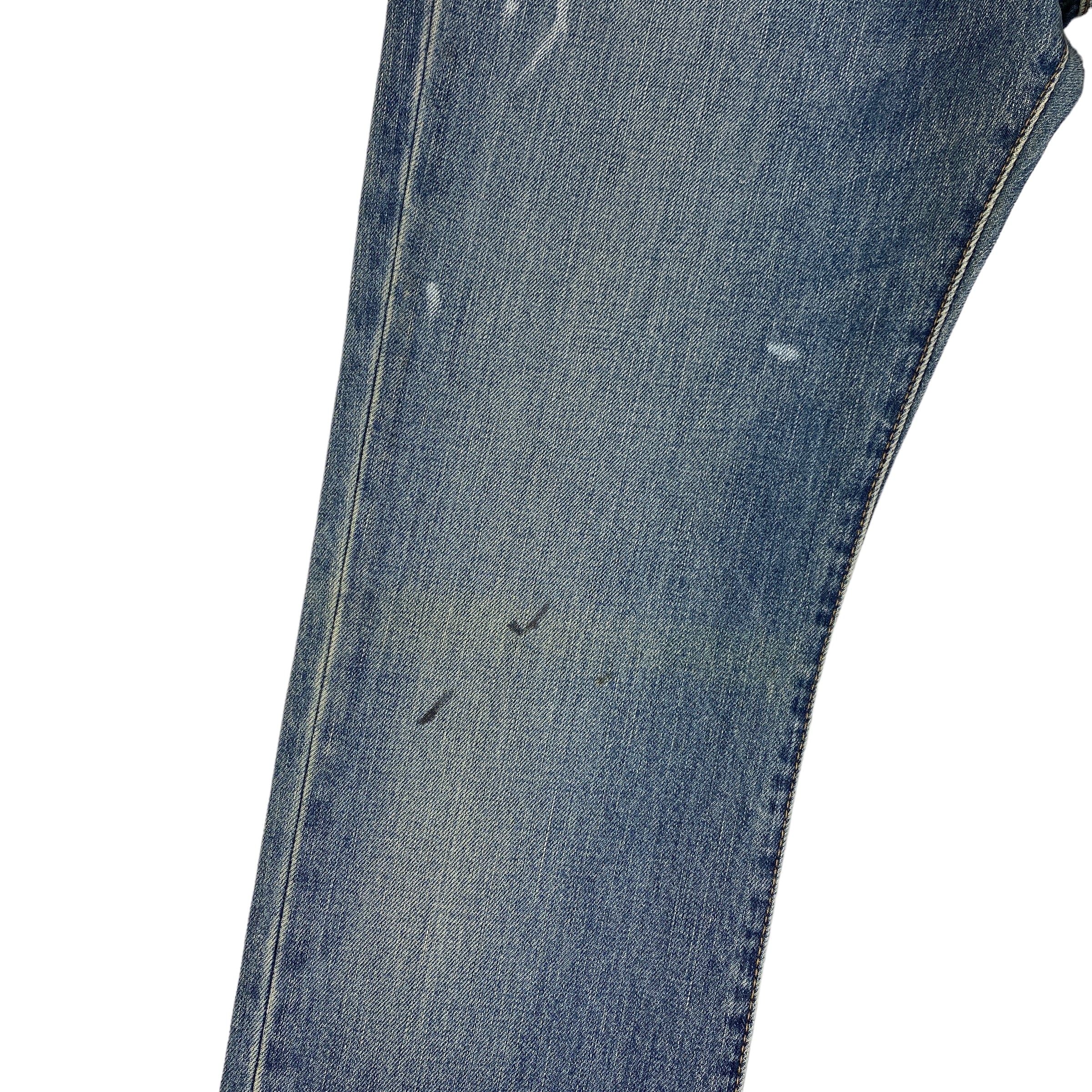 Ralph Lauren jeans schizzi — archivio moda denim — IlBotteghino