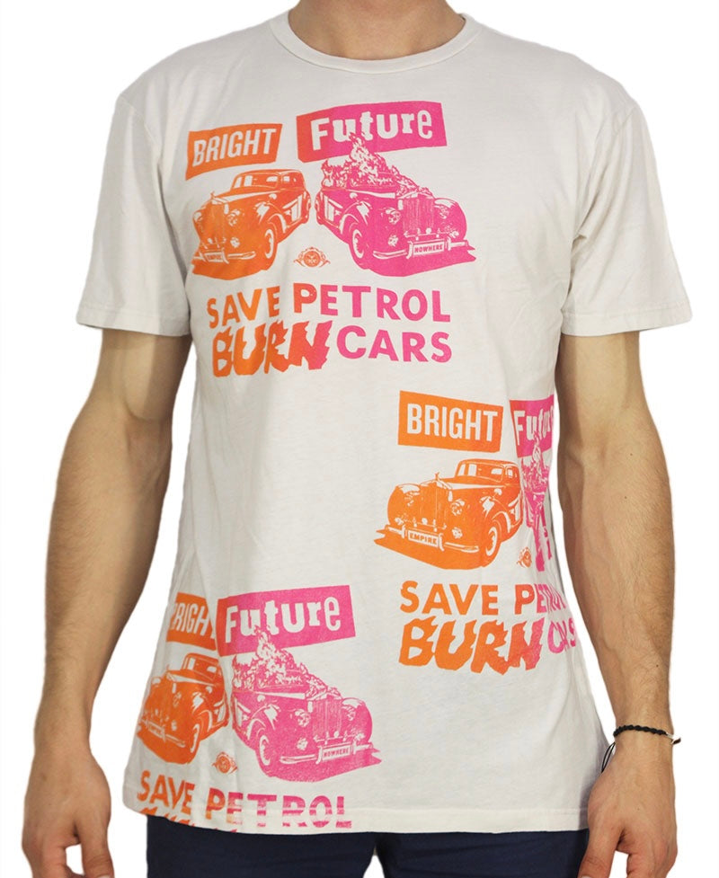 T-shirt Obey Bright Future beige, taglia L — IlBotteghino