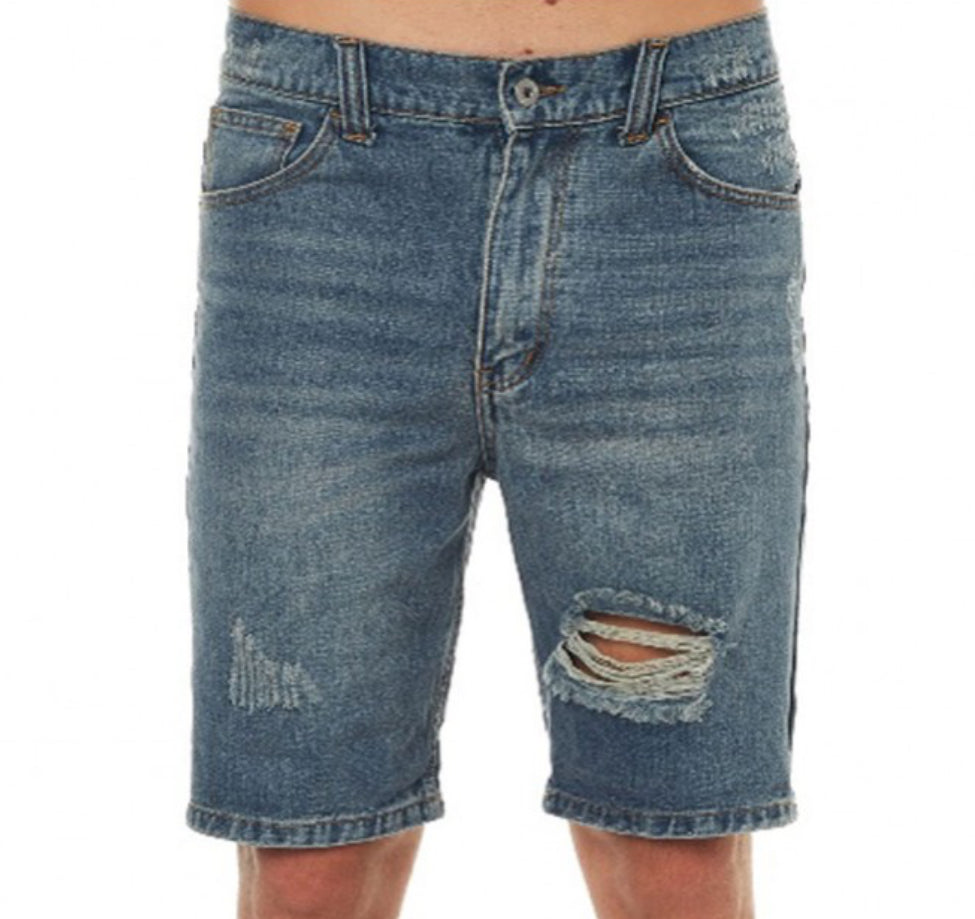 Globe short denim Destroyer — pezzo unico d'archivio — IlBotteghino