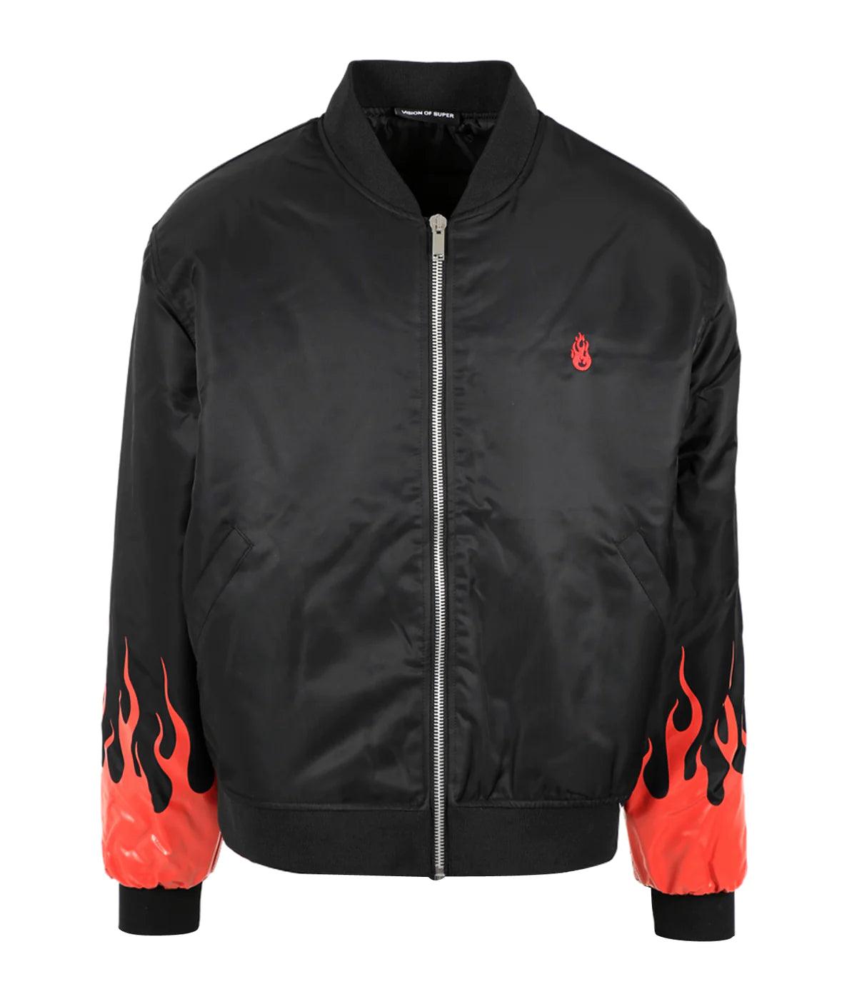 Giubbotto Vision of Super nero fiamme, taglia XL — IlBotteghino
