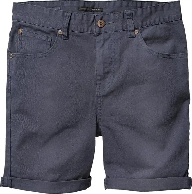 Short jeans Globe Goodstock Shadow Blue, taglia US 28 — IlBotteghino