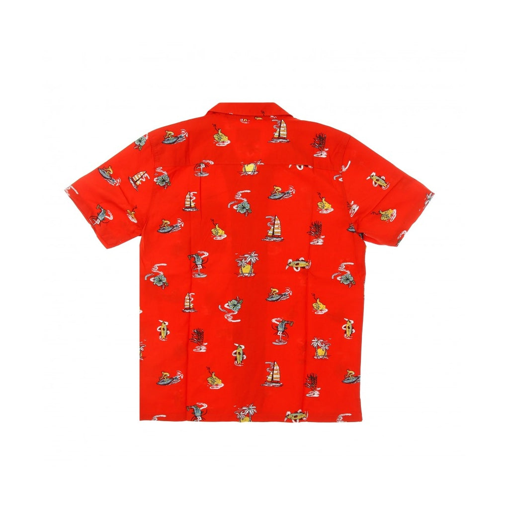 Salty Crew camicia Island Daze rossa — streetwear d'archivio — IlBotteghino