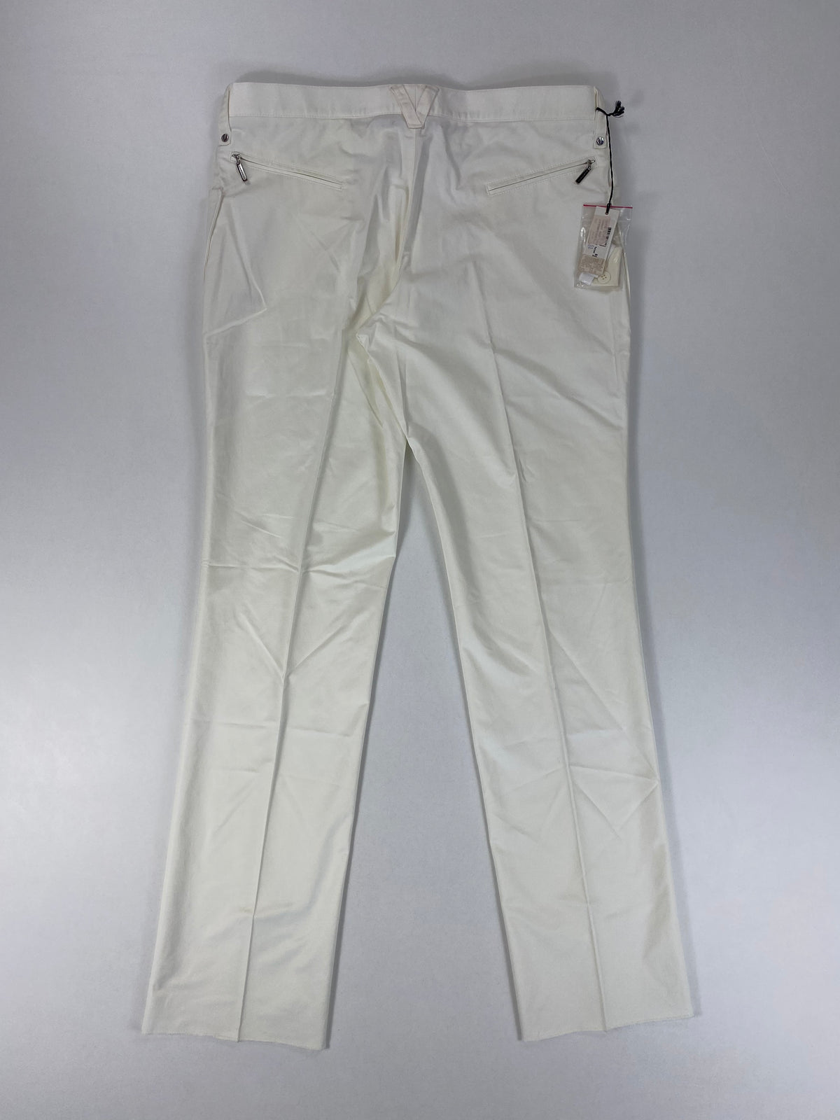 Versace Collection Pantaloni Cinque Tasche Bianchi in Cotone Stretch – foto 2 di 11