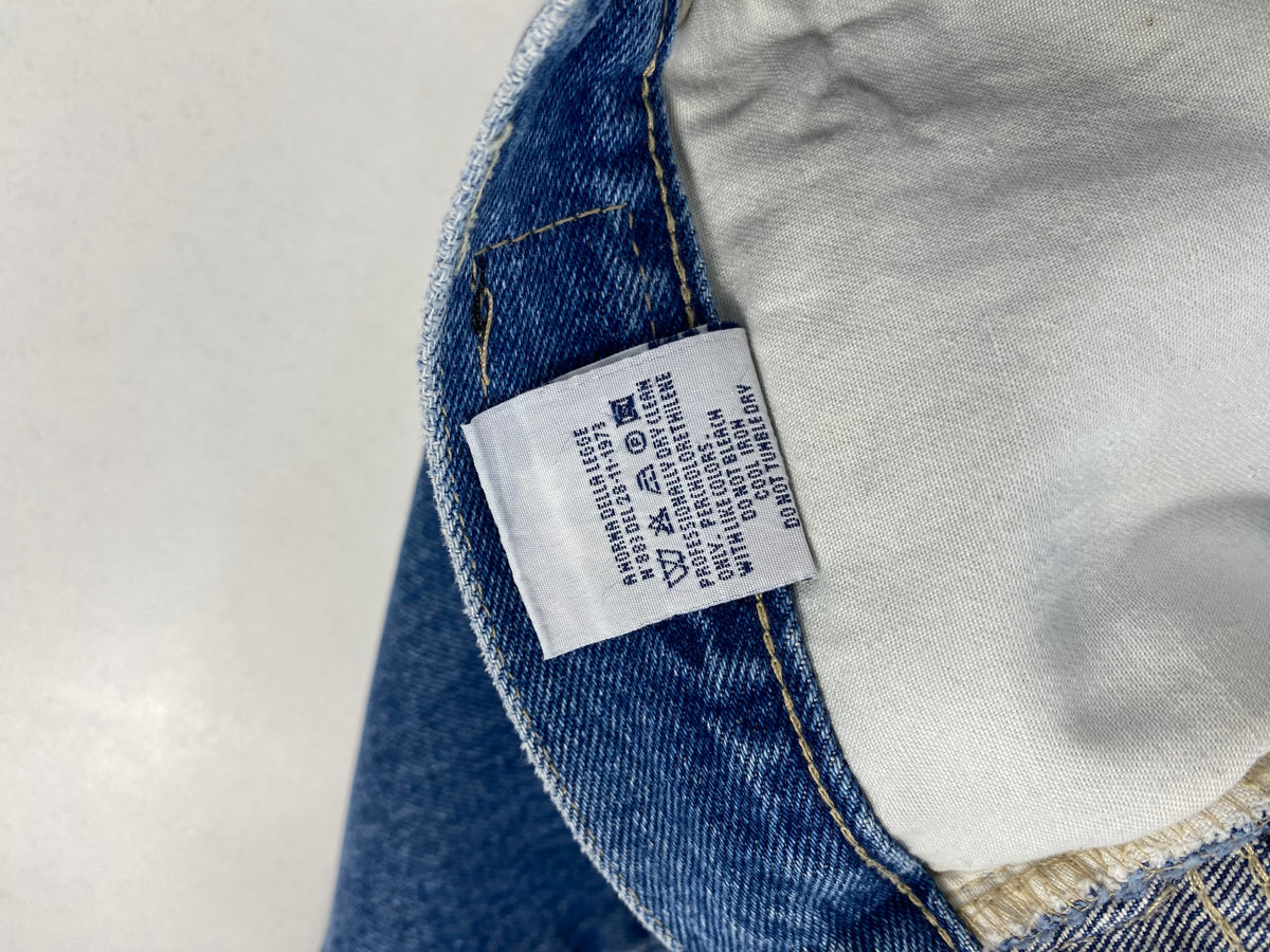 Versace Jeans Couture Jeans Vita Media Blu in Cotone Gamba Affusolata – foto 12 di 14