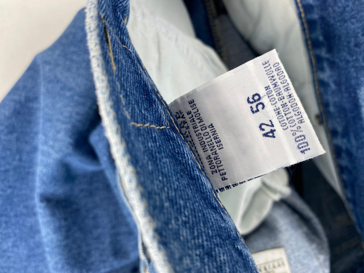 Versace Jeans Couture Jeans Vita Media Blu in Cotone Gamba Affusolata – foto 13 di 14