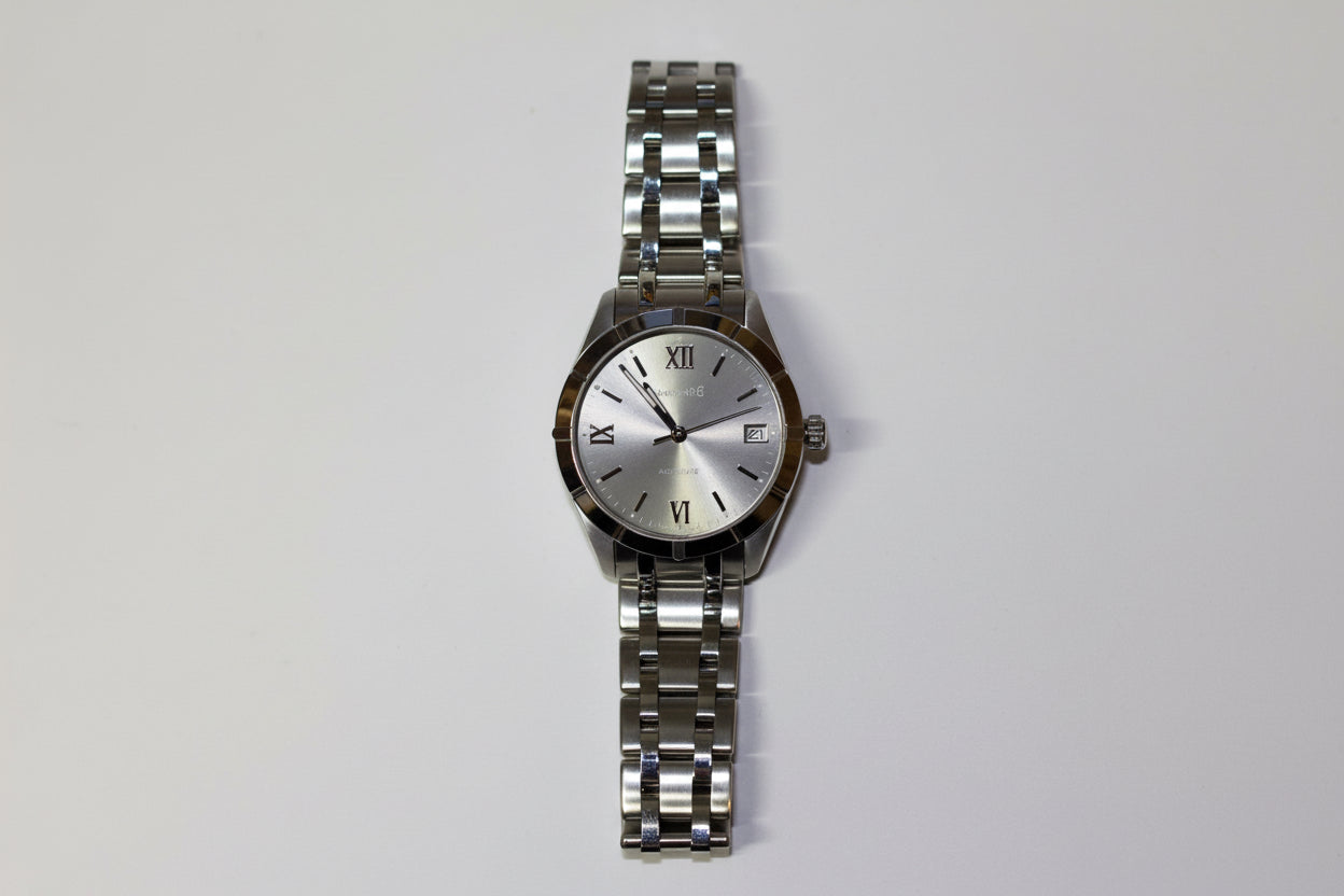 Eberhard Aquadate grigio — bracciale in acciaio — IlBotteghino