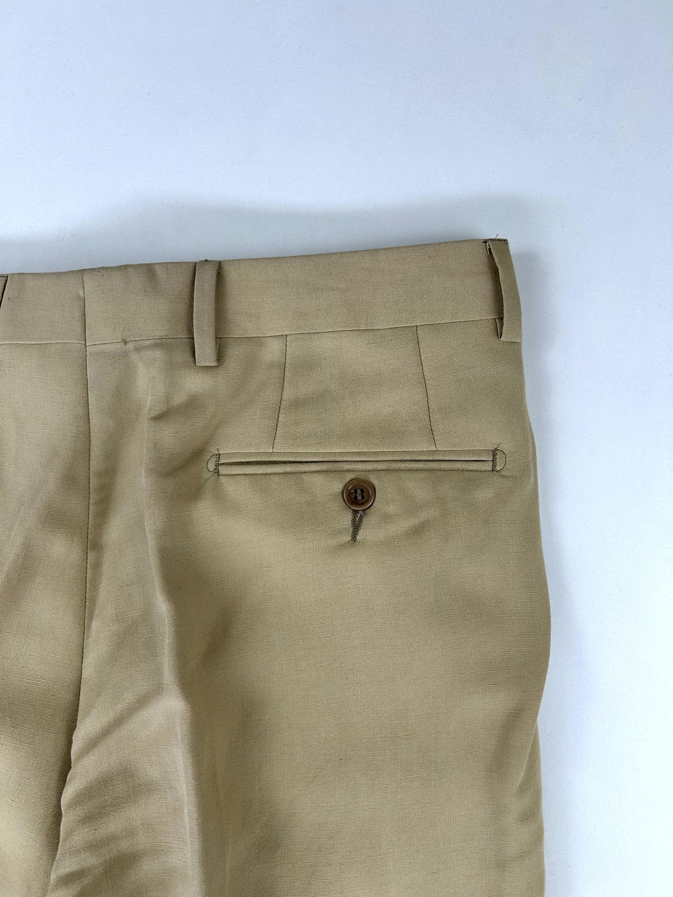 Pantalone Deimos Class beige, etichetta composizione