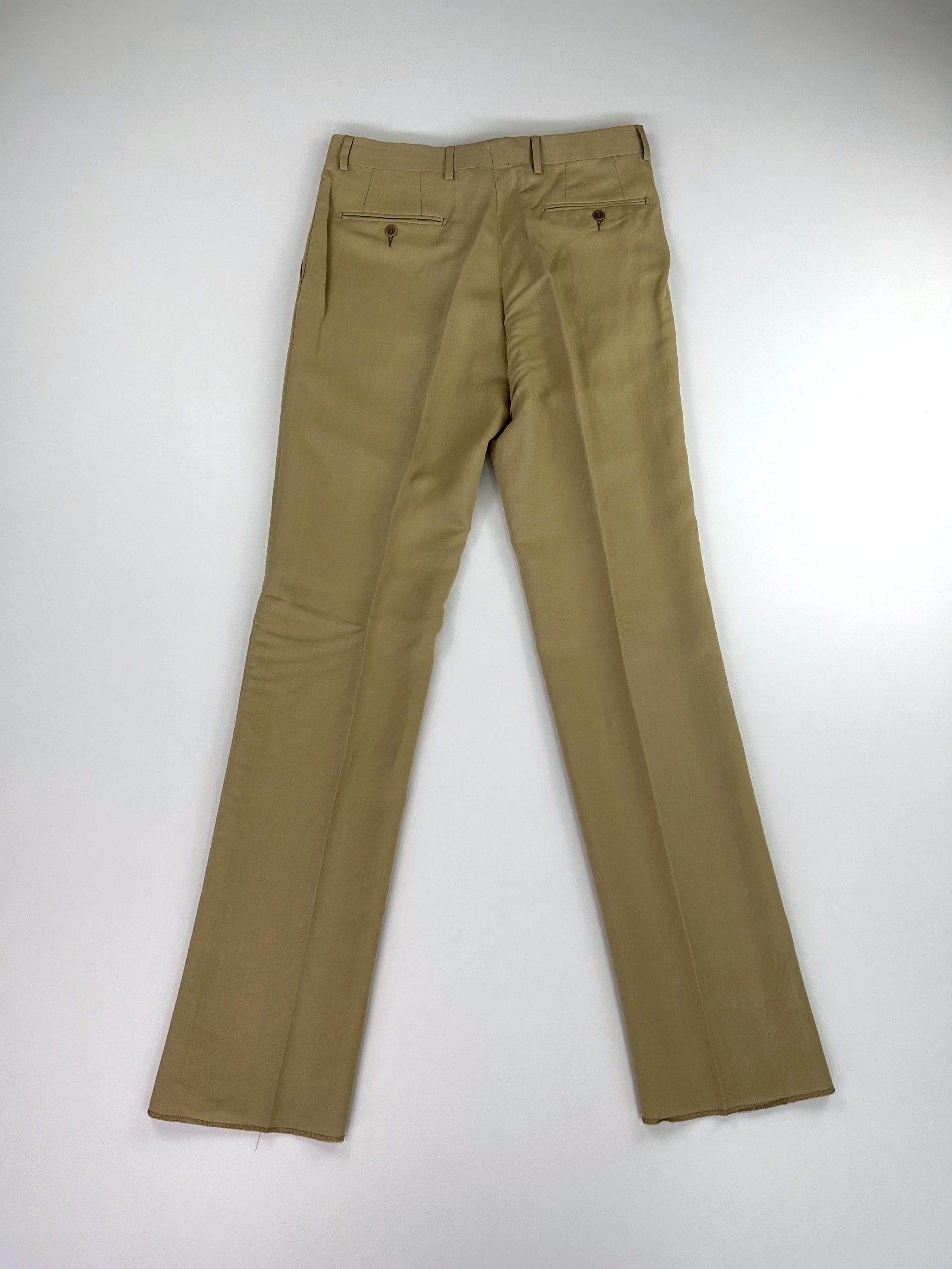 Pantalone Deimos Class beige, etichetta brand