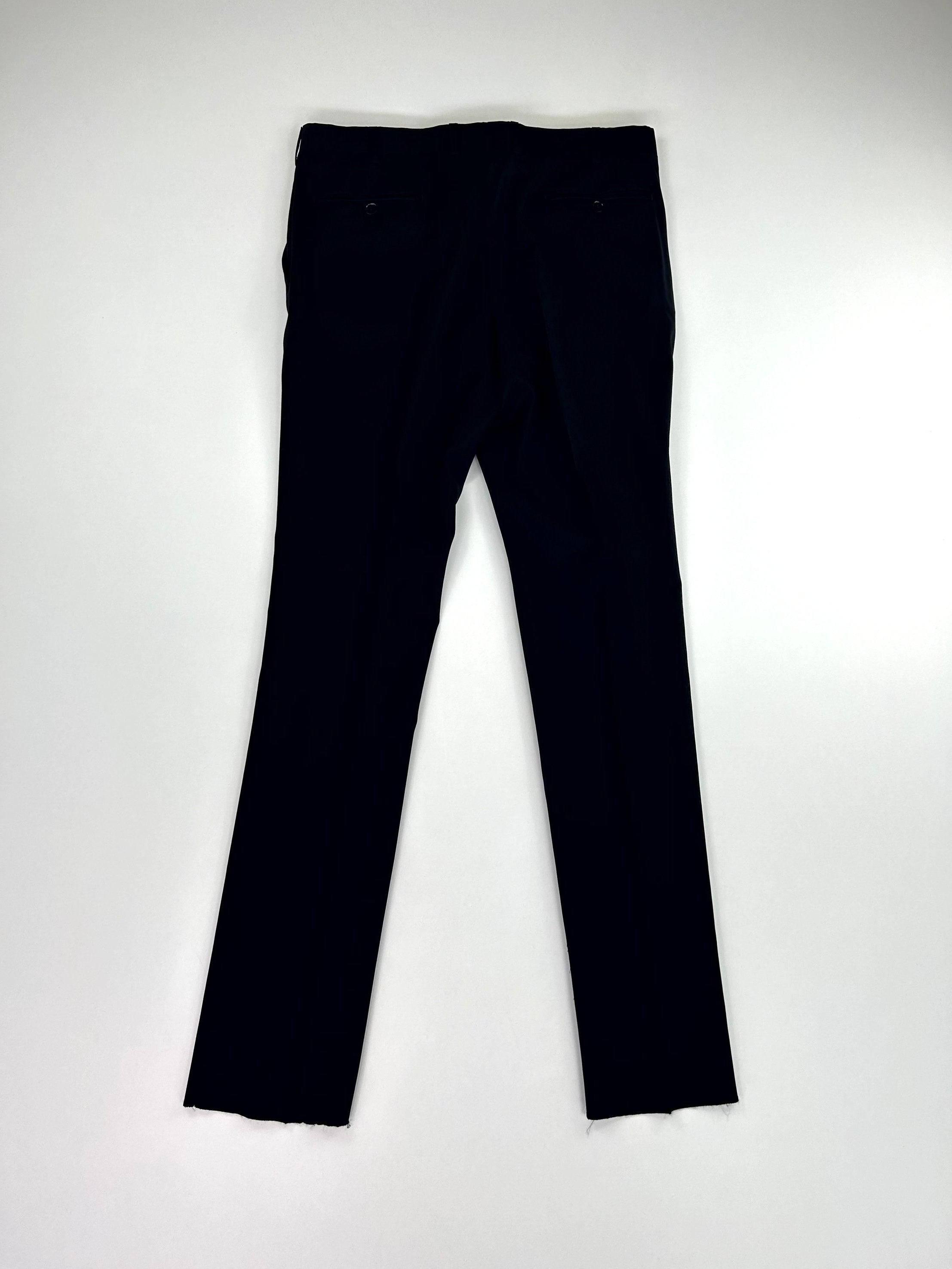 Pantalone Facis blu notte, etichetta brand