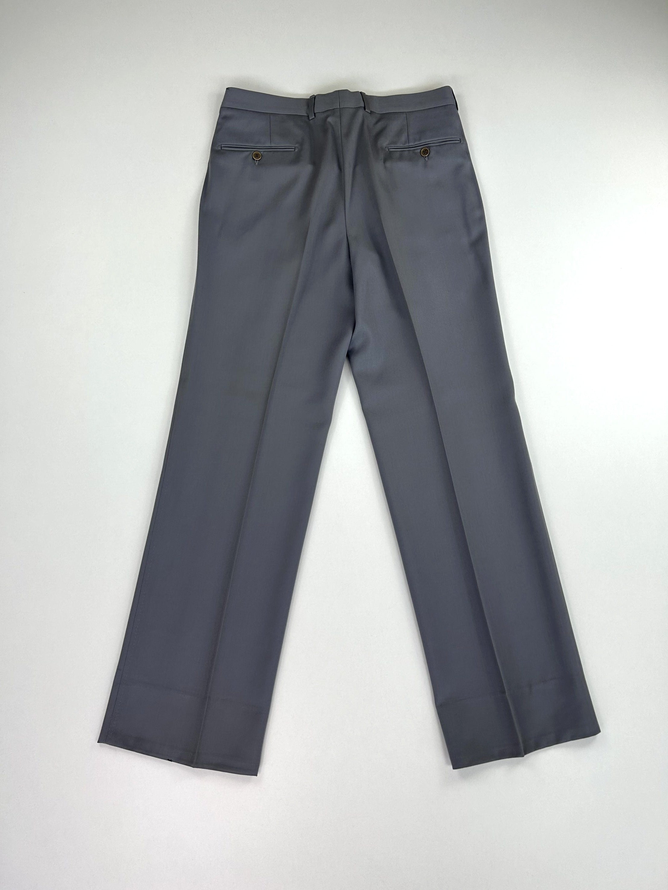 Pantalone Giorgio Reggiani azzurro, etichetta brand