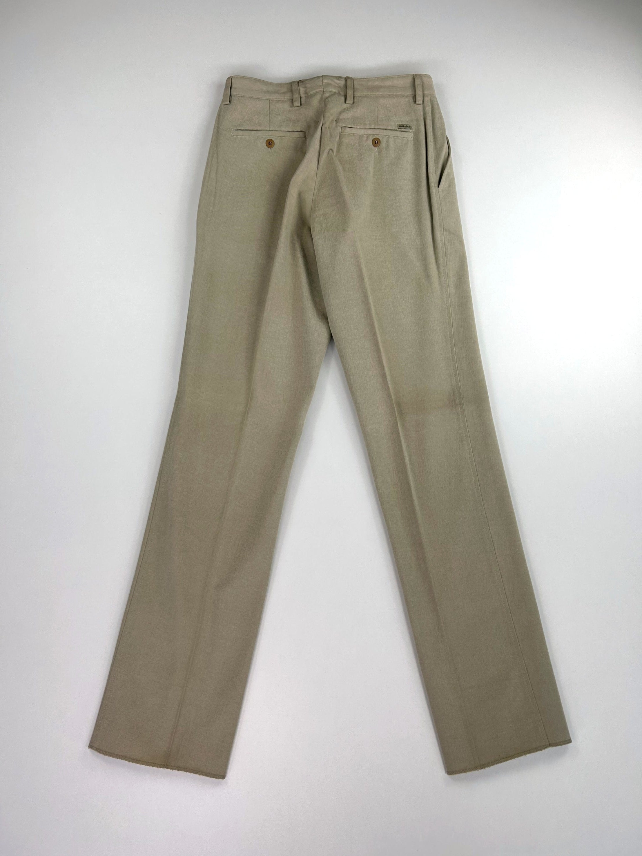 Pantalone Peter Hadley sabbia, dettaglio tessuto