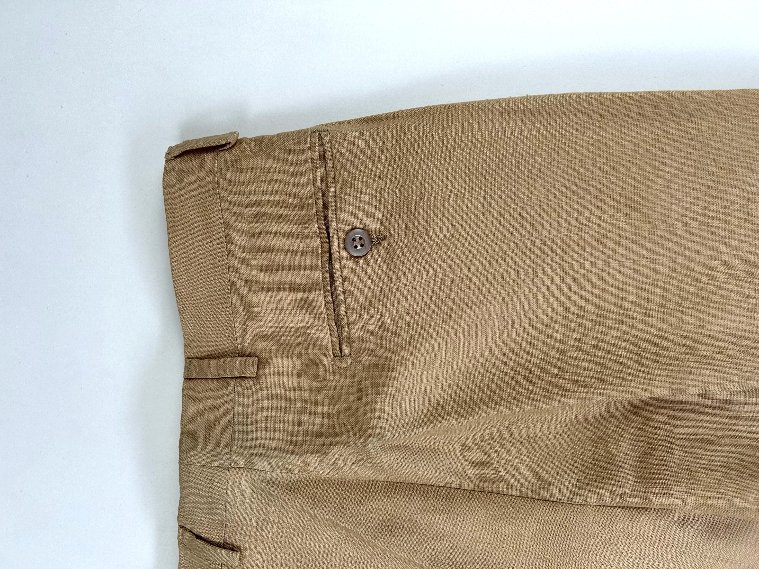 Pantalone Alexander marrone chiaro tabacco, vista posteriore