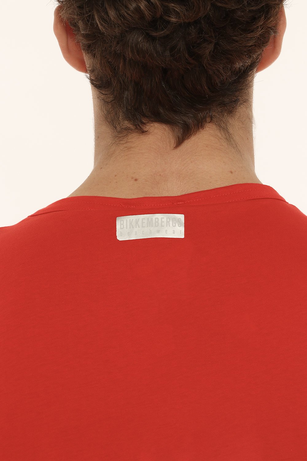 Bikkembergs t-shirt rossa — capo casual d'archivio — IlBotteghino