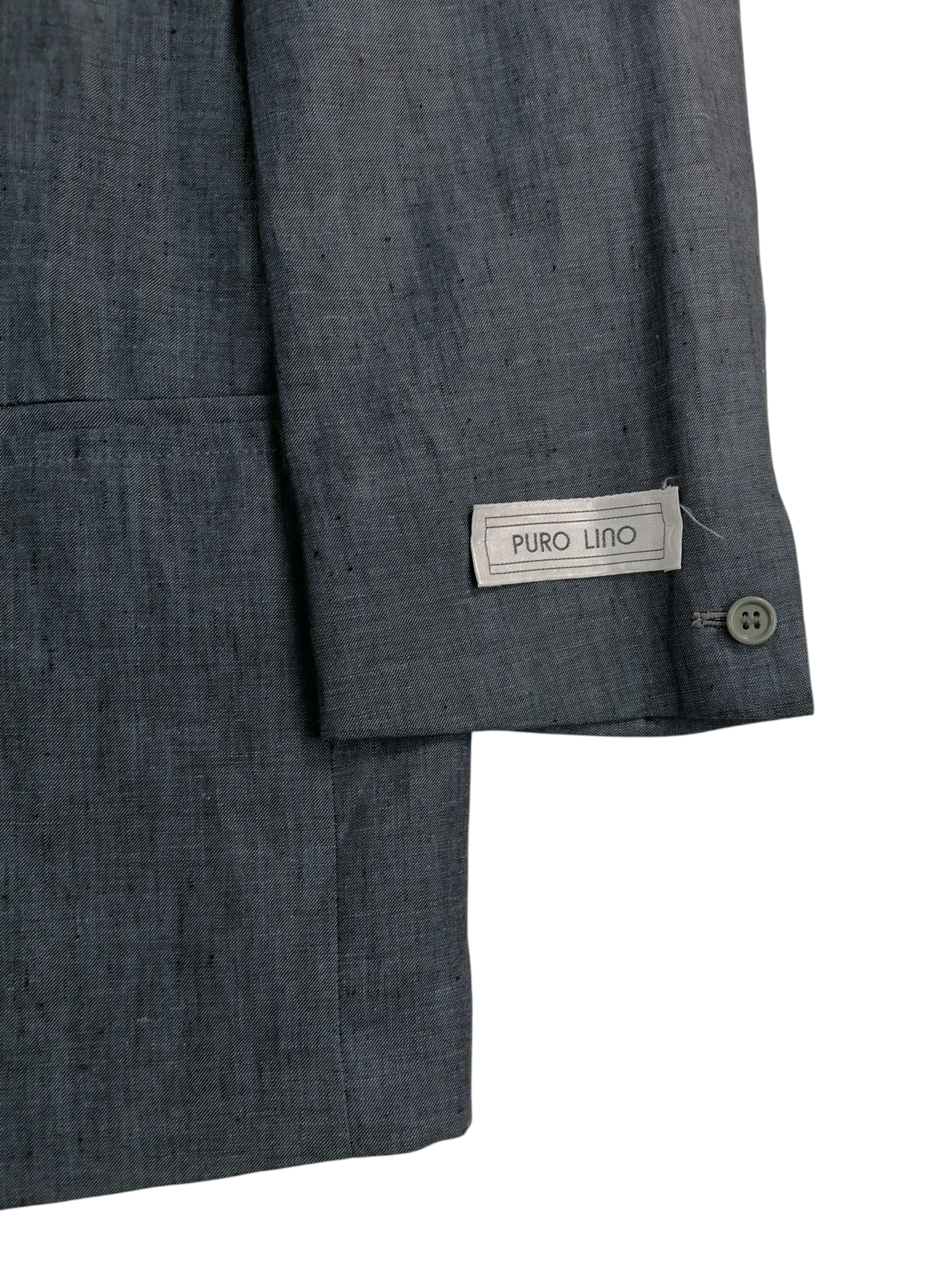 Nino Danieli giacca lino IT 50 — dettaglio sartoriale — IlBotteghino